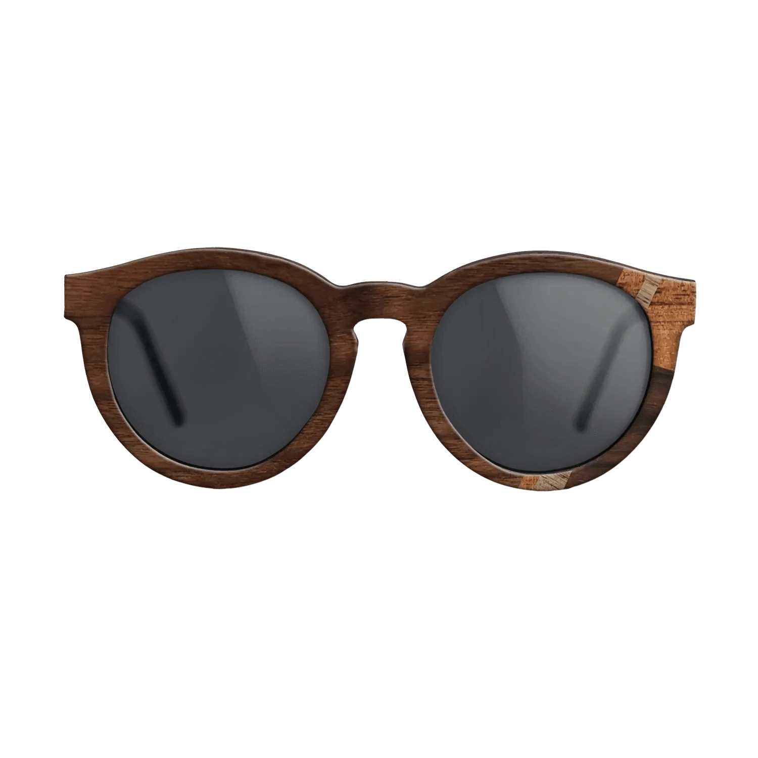Rosewood Reconstituted,Fumed Eucalyptus,Walnut: Straight Grain,Koa,Walnut Claro Dark: Mosaic - The Rebel - Round - 1846 - SIRIS wood optic
