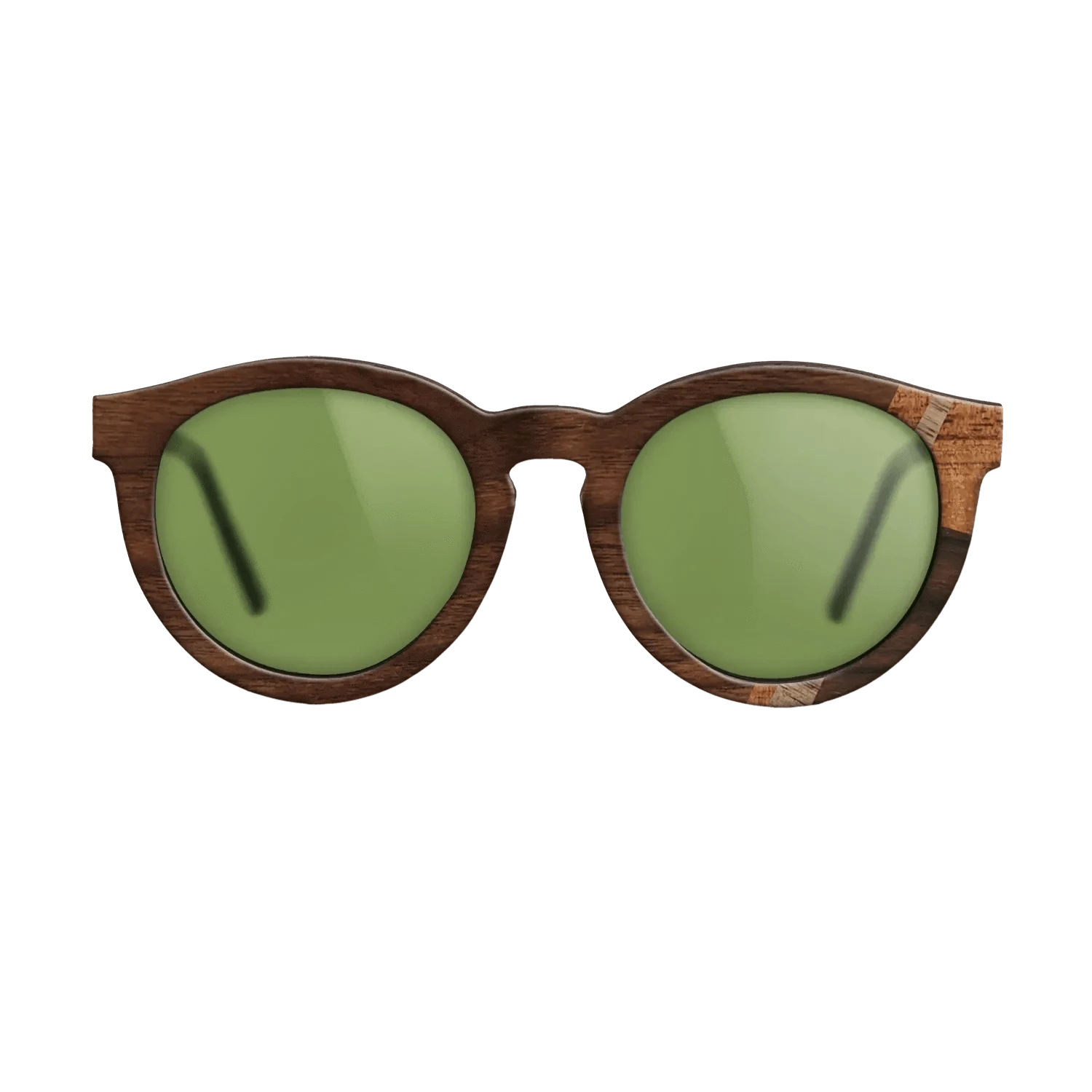 Rosewood Reconstituted,Fumed Eucalyptus,Walnut: Straight Grain,Koa,Walnut Claro Dark: Mosaic - The Rebel - Round - 1846 - SIRIS wood optic