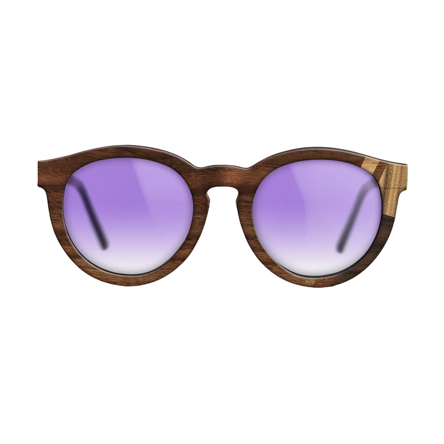 Walnut Claro Dark,Ziricote Dark Quartered,Louro Preto,Wenge: Mosaic - The Rebel - Round - 1756 - SIRIS wood optic