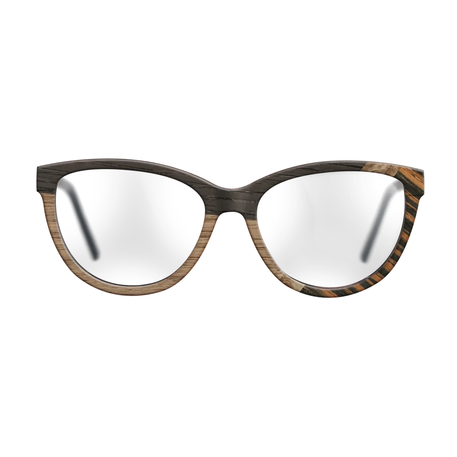 Italian Ebony,Wenge,Fumed Oak,Walnut: Straight Grain,Olive Burl: Mosaic - The Maiden - Cat - 1988 - SIRIS wood optic