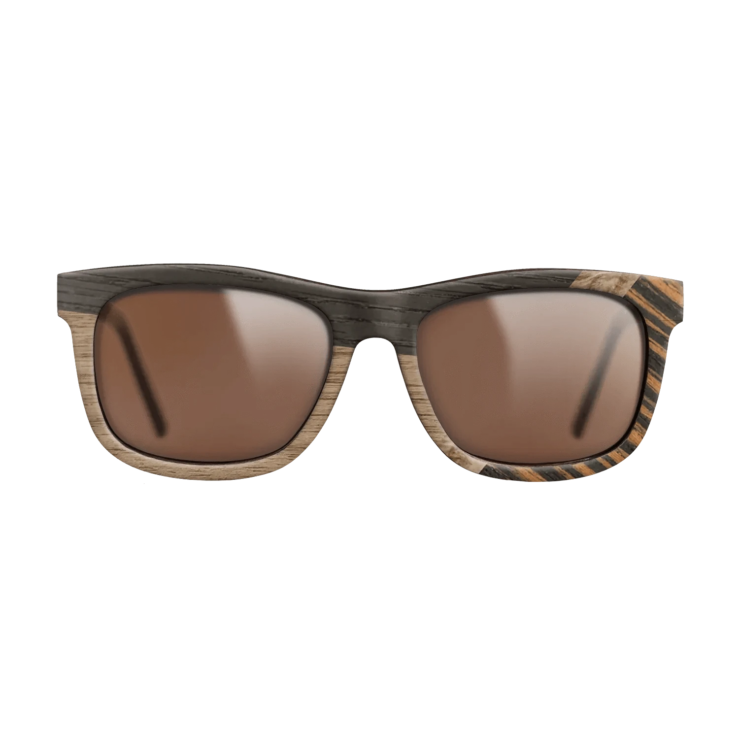 Italian Ebony,Wenge,Fumed Oak,Walnut: Straight Grain,Olive Burl: Mosaic - The Hero - Square - 1988 - SIRIS wood optic