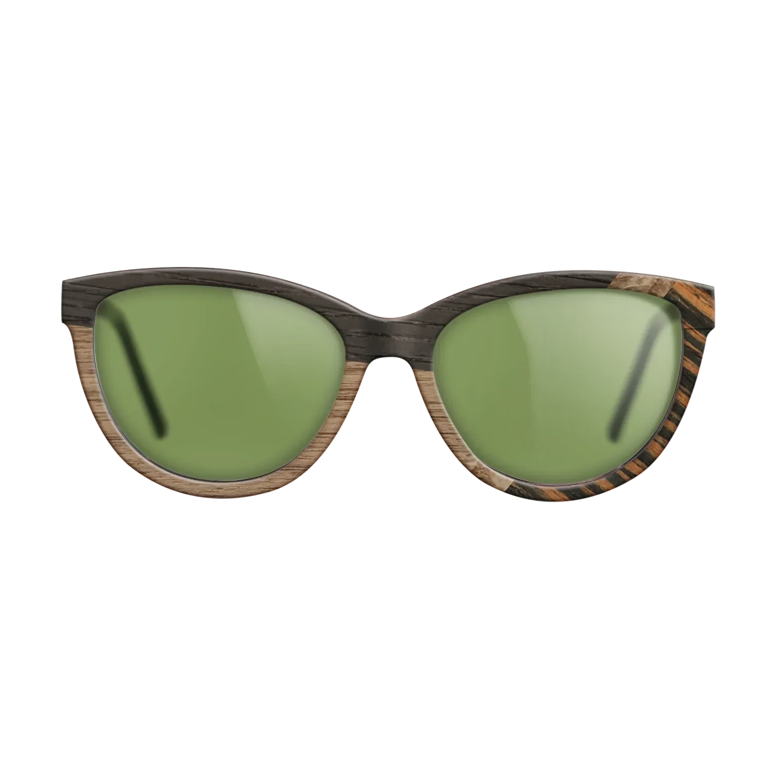 Italian Ebony,Wenge,Fumed Oak,Walnut: Straight Grain,Olive Burl: Mosaic - The Maiden - Cat - 1988 - SIRIS wood optic