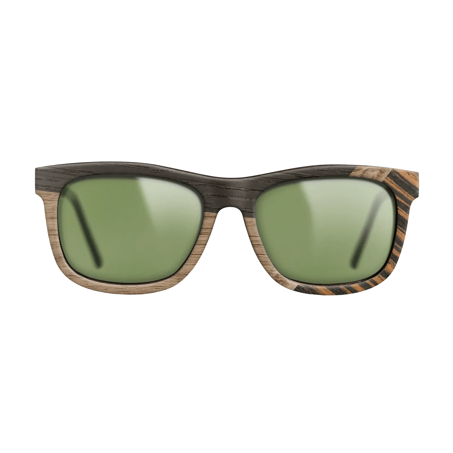 Italian Ebony,Wenge,Fumed Oak,Walnut: Straight Grain,Olive Burl: Mosaic - The Hero - Square - 1988 - SIRIS wood optic