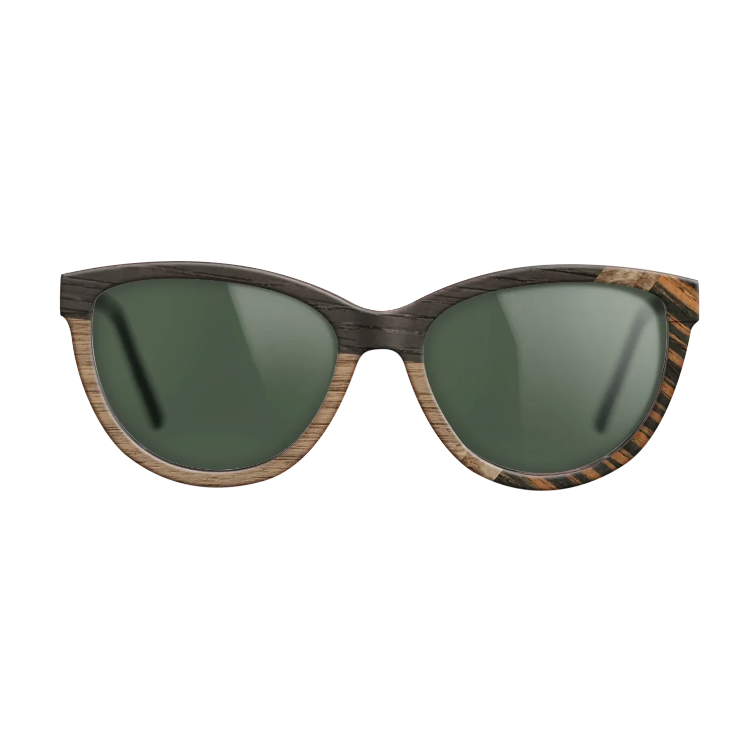 Italian Ebony,Wenge,Fumed Oak,Walnut: Straight Grain,Olive Burl: Mosaic - The Maiden - Cat - 1988 - SIRIS wood optic