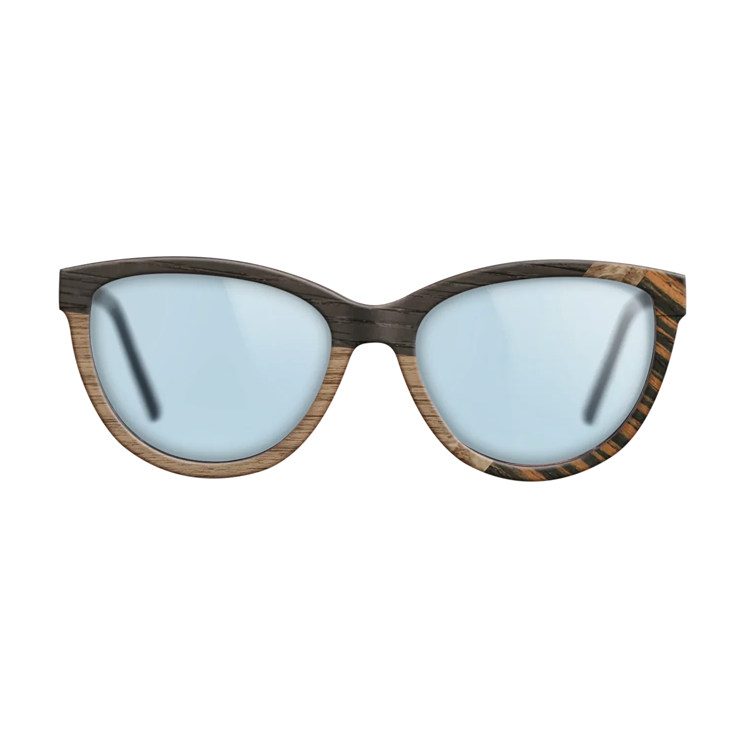 Italian Ebony,Wenge,Fumed Oak,Walnut: Straight Grain,Olive Burl: Mosaic - The Maiden - Cat - 1988 - SIRIS wood optic