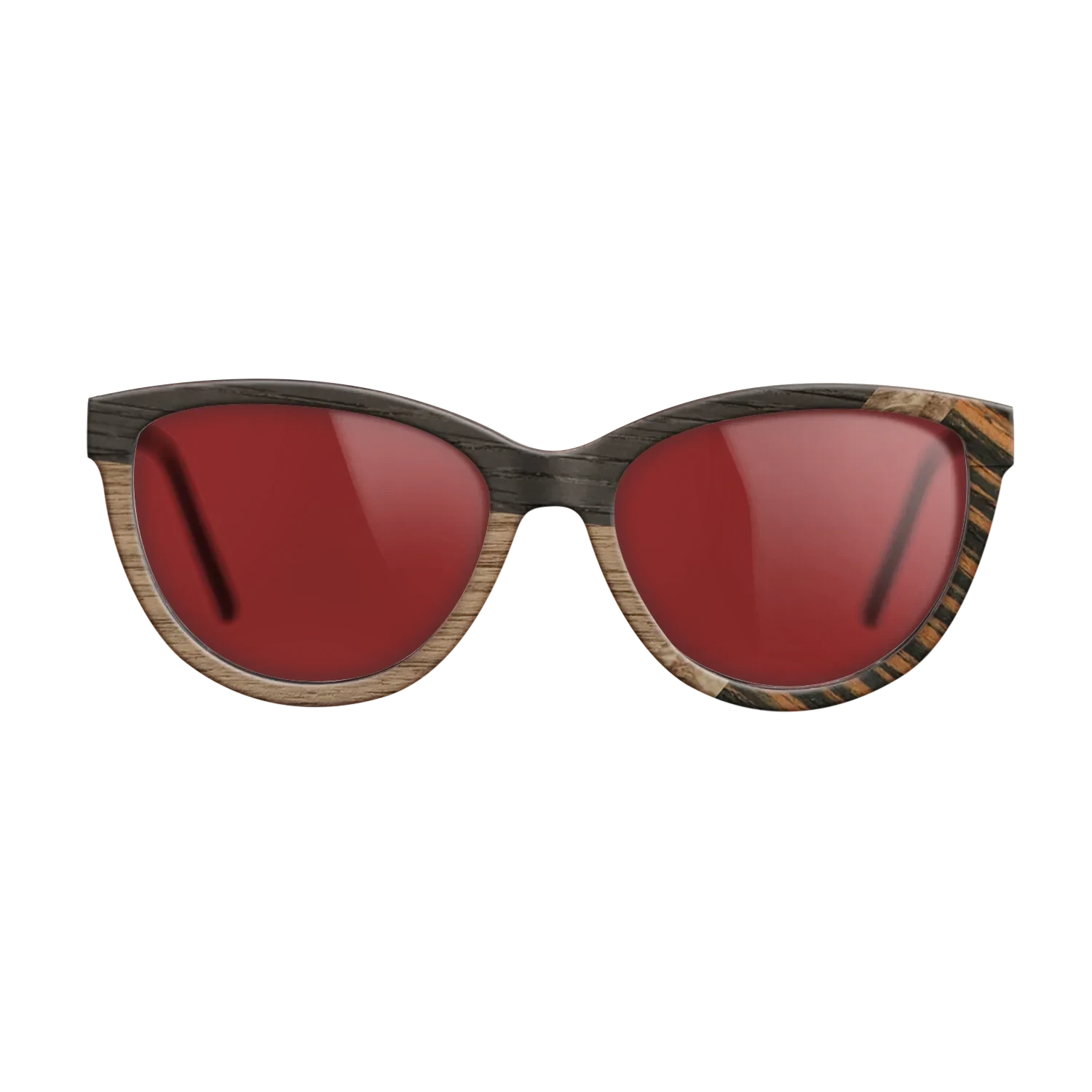 Italian Ebony,Wenge,Fumed Oak,Walnut: Straight Grain,Olive Burl: Mosaic - The Maiden - Cat - 1988 - SIRIS wood optic