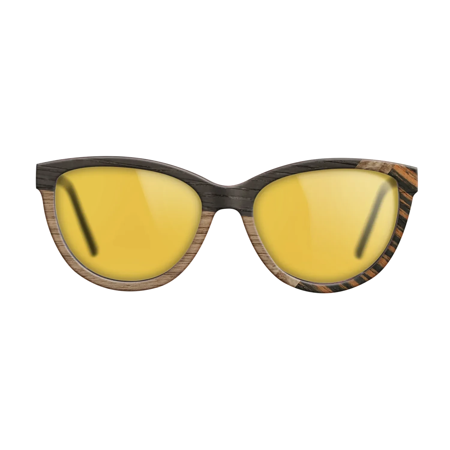 Italian Ebony,Wenge,Fumed Oak,Walnut: Straight Grain,Olive Burl: Mosaic - The Maiden - Cat - 1988 - SIRIS wood optic