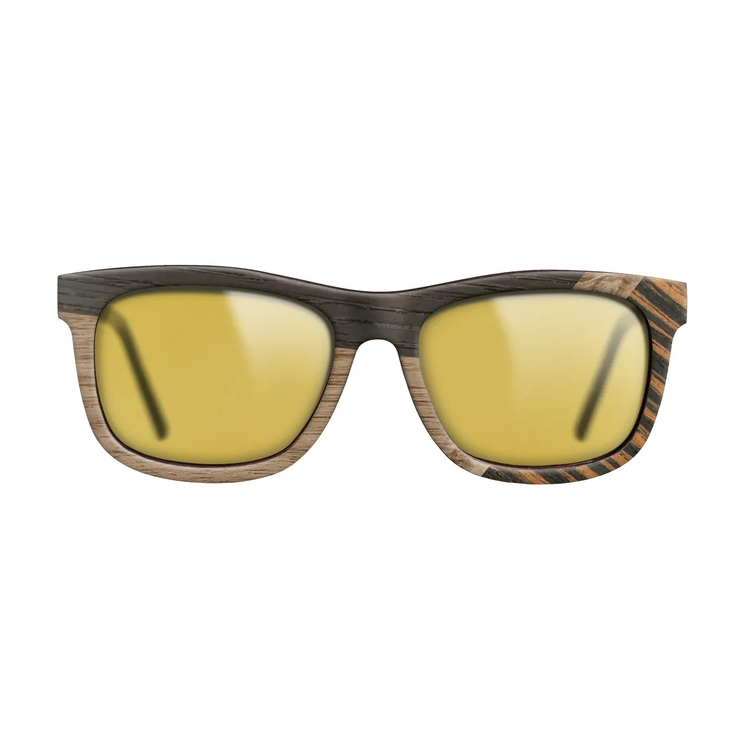 Italian Ebony,Wenge,Fumed Oak,Walnut: Straight Grain,Olive Burl: Mosaic - The Hero - Square - 1988 - SIRIS wood optic