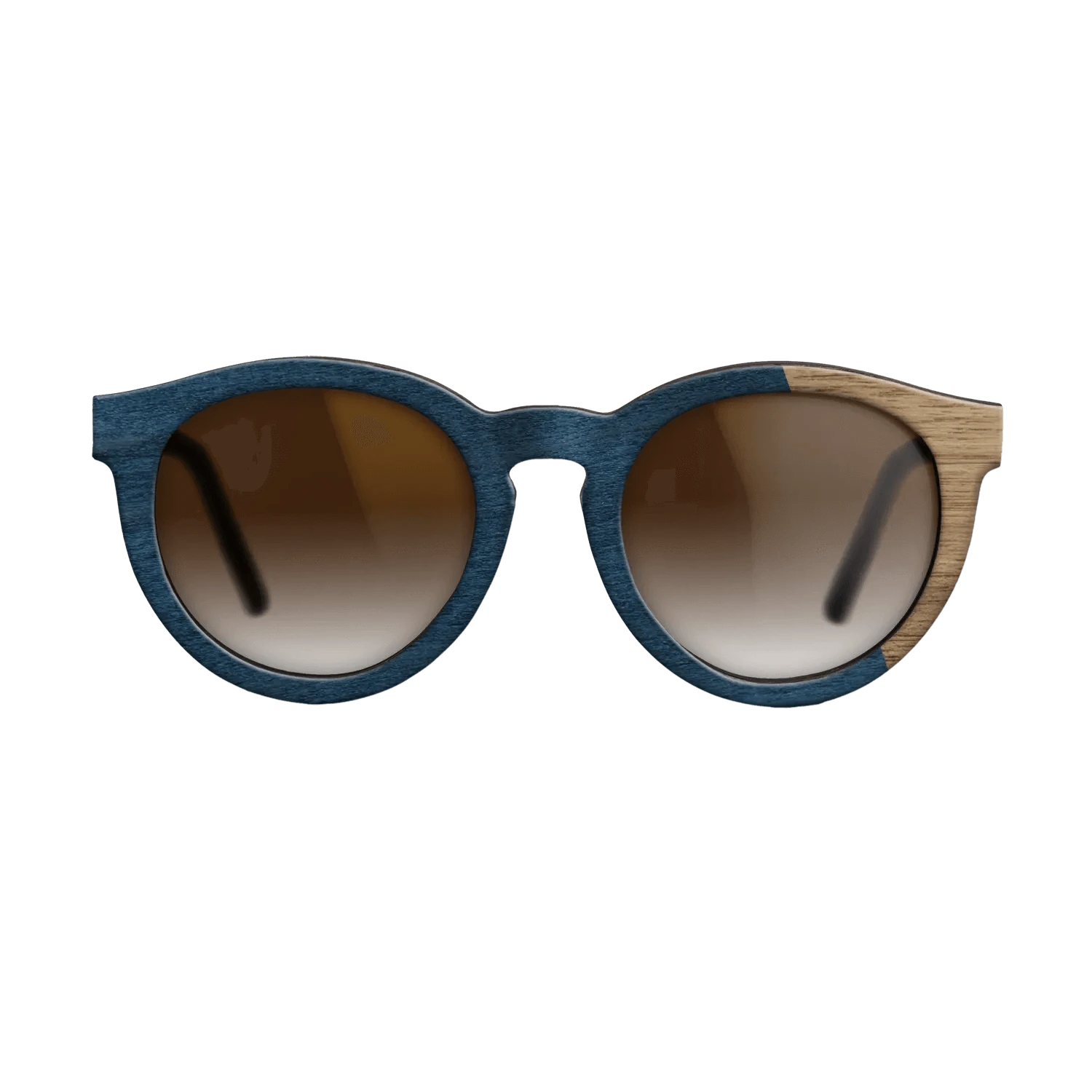 NavyBlue Poplar Angled Walnut - The Rebel - Round - 2104  - Chroma - SIRIS wood optic
