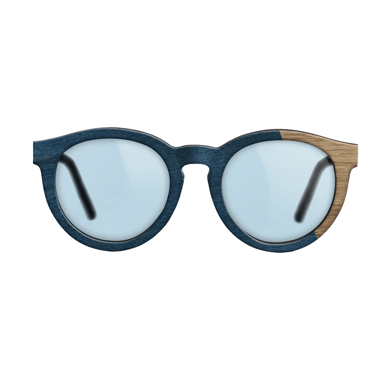 NavyBlue Poplar Angled Walnut - The Rebel - Round - 2104  - Chroma - SIRIS wood optic