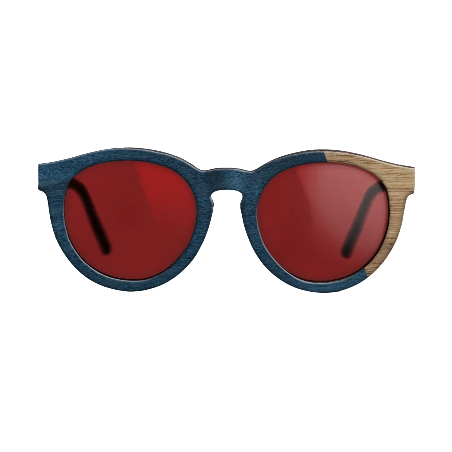 NavyBlue Poplar Angled Walnut - The Rebel - Round - 2104  - Chroma - SIRIS wood optic