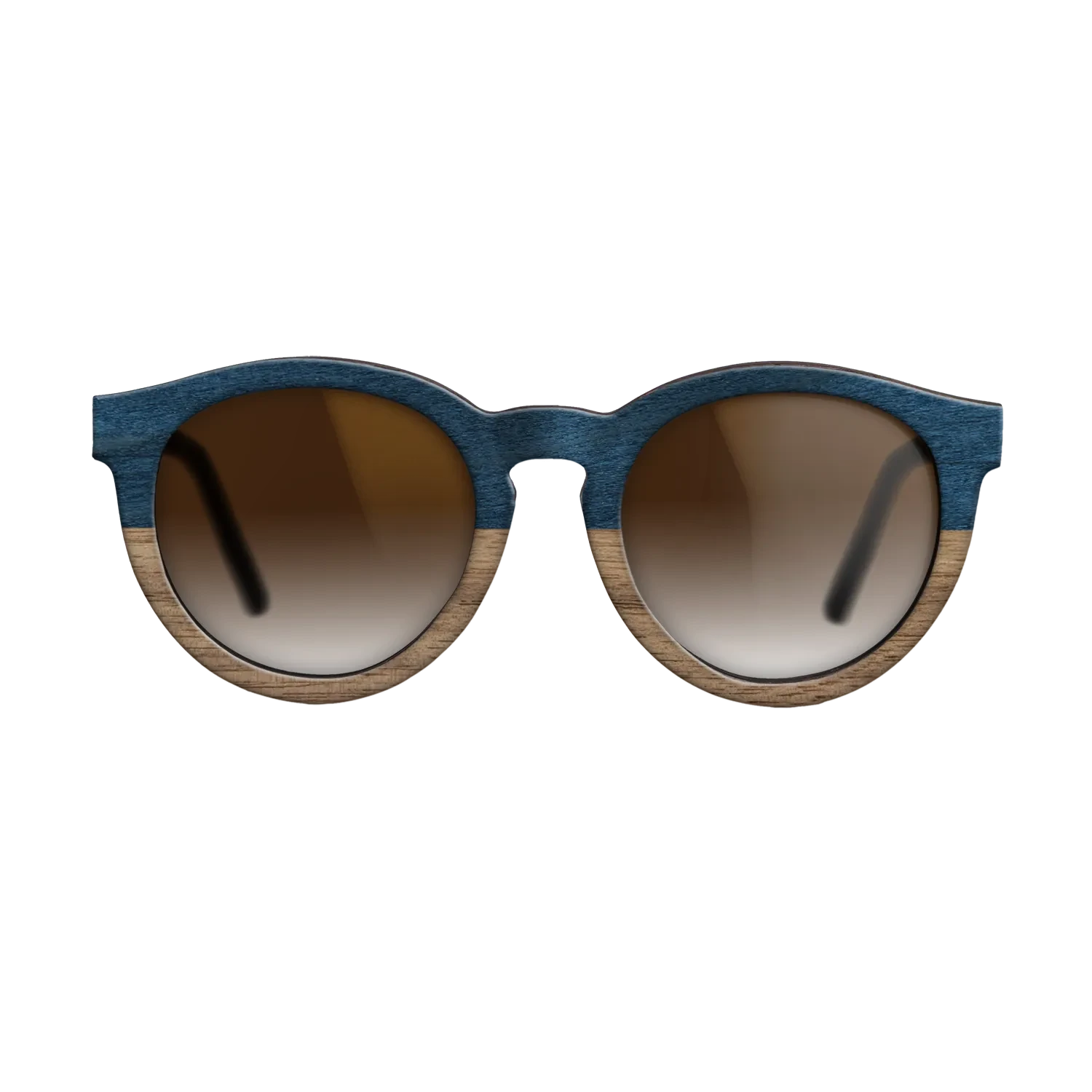 NavyBlue Poplar Tophalf Walnut - The Rebel - Round - 2103  - Chroma - SIRIS wood optic