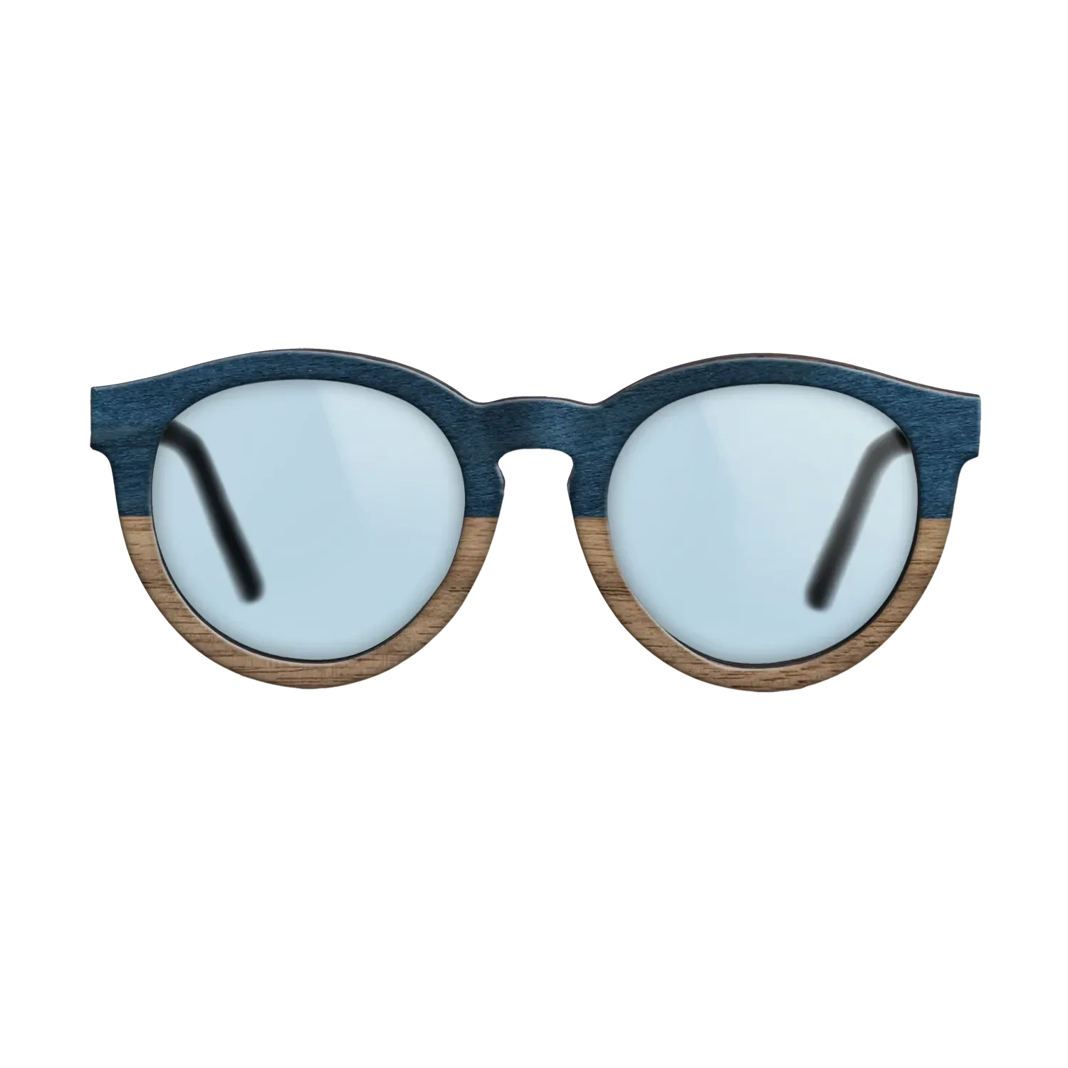 NavyBlue Poplar Tophalf Walnut - The Rebel - Round - 2103  - Chroma - SIRIS wood optic