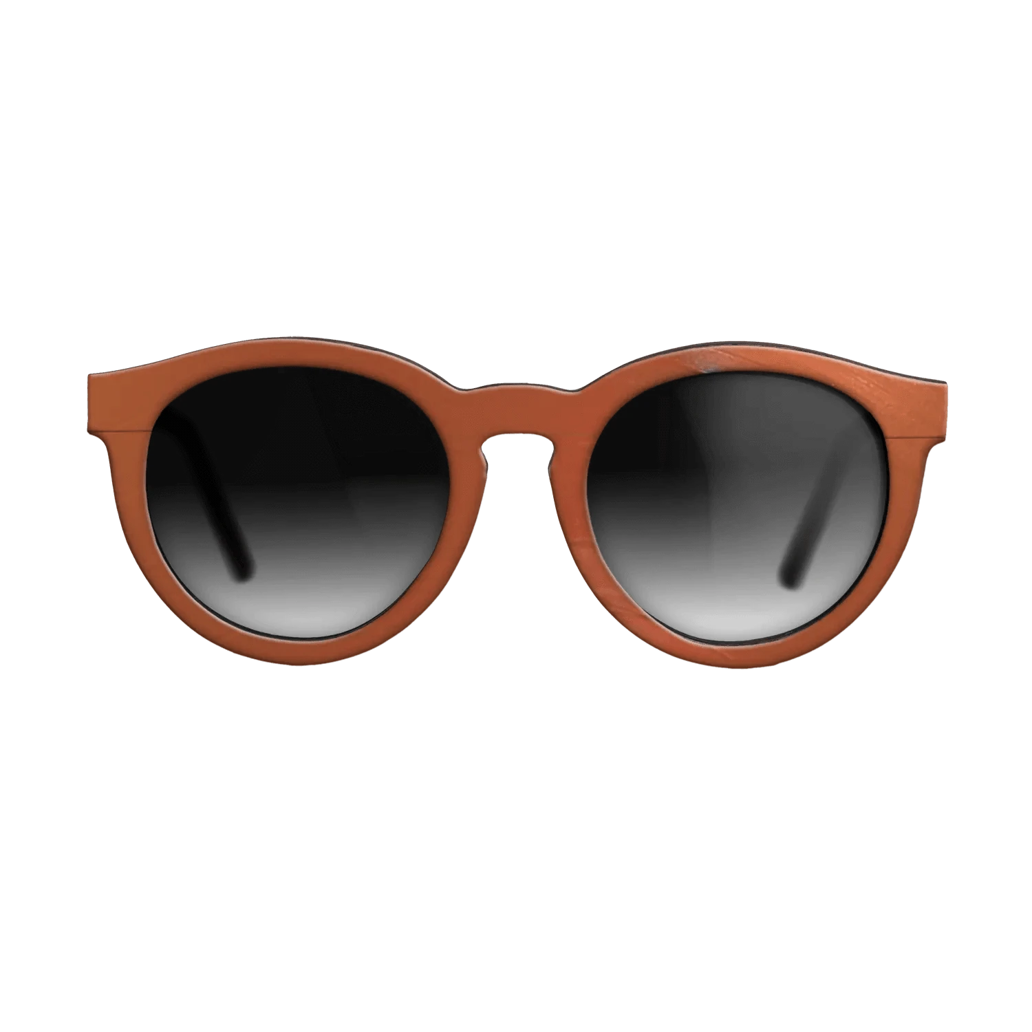 Orange Vinyl Front Walnut - The Rebel - Round - 2204 - SIRIS wood optic