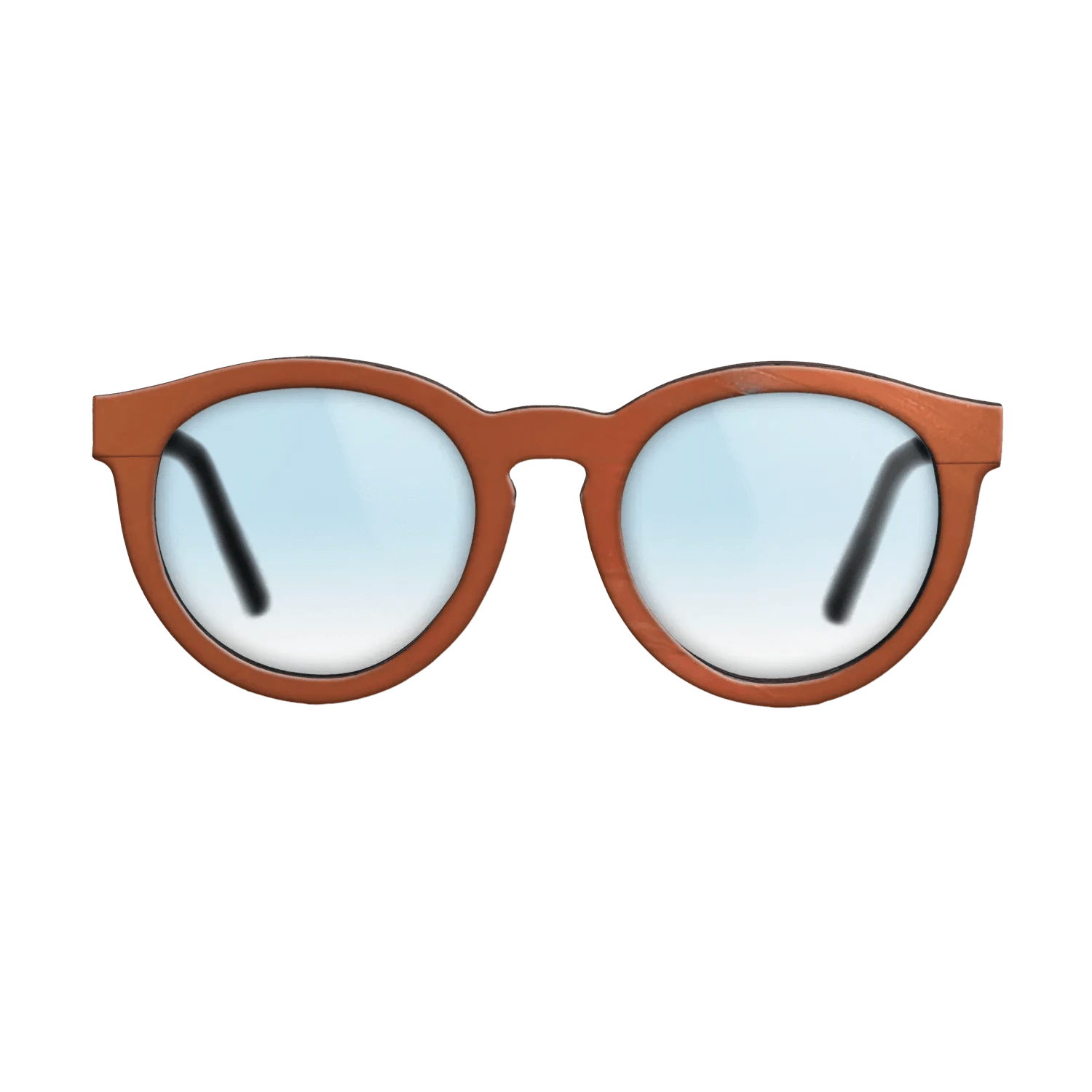 Orange Vinyl Front Walnut - The Rebel - Round - 2204 - SIRIS wood optic