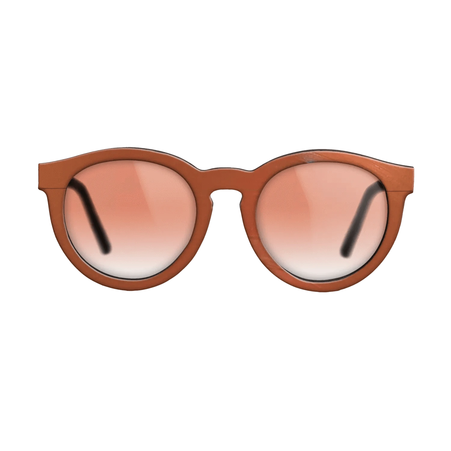 Orange Vinyl Front Walnut - The Rebel - Round - 2204 - SIRIS wood optic