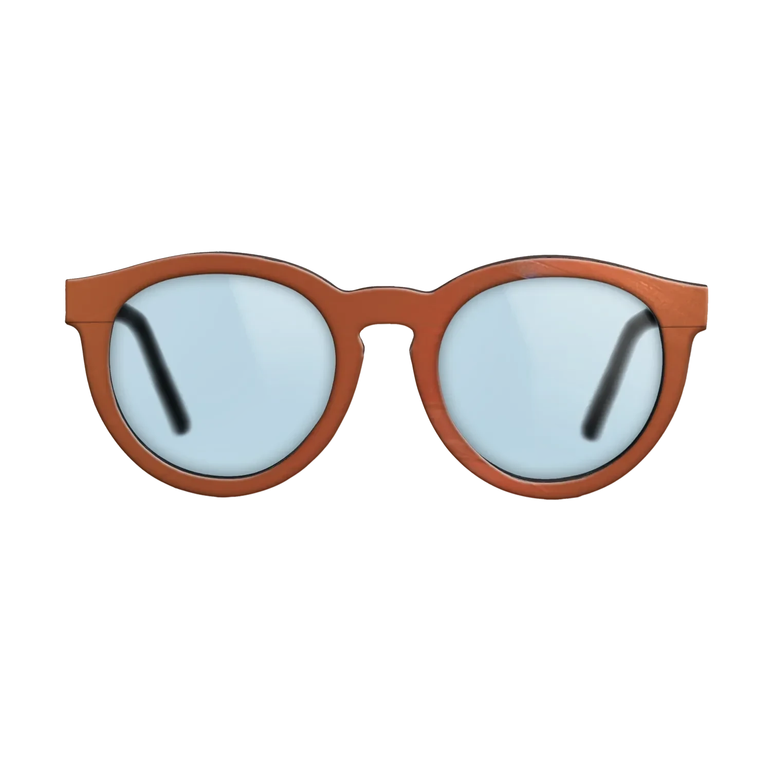 Orange Vinyl Front Walnut - The Rebel - Round - 2204 - SIRIS wood optic