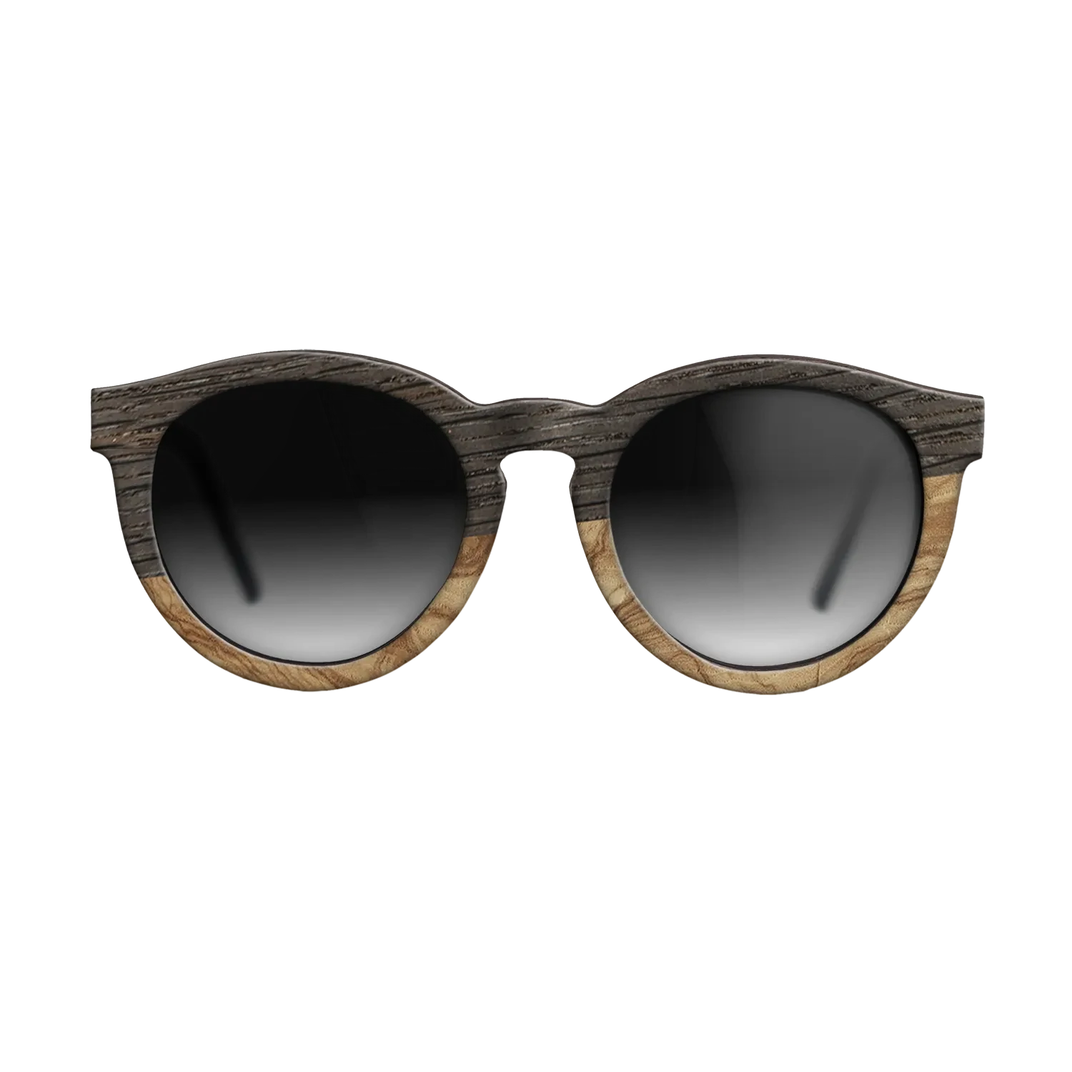 Olive Burl,Fumed Oak,Kingwood: Geometric - The Rebel - Round - SIRIS wood optic