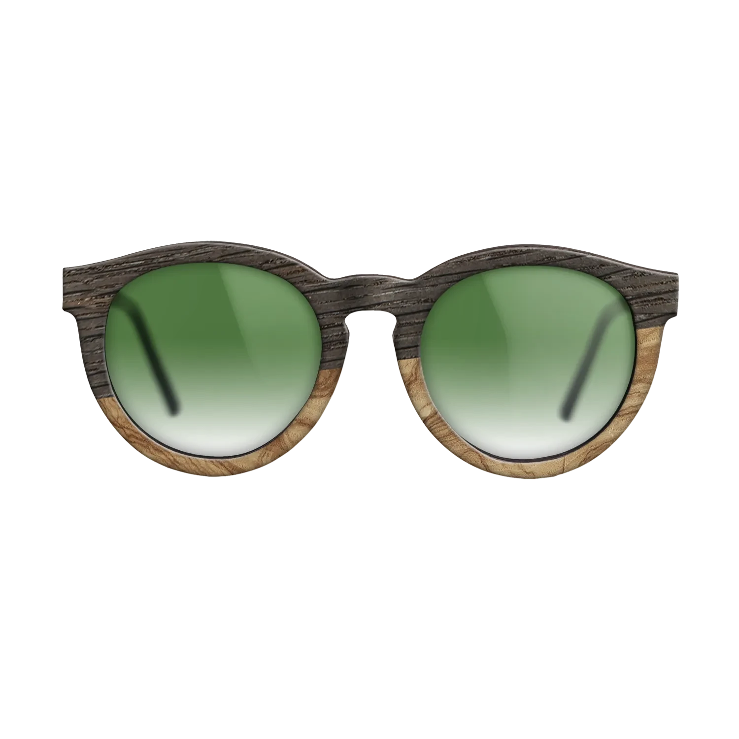 Olive Burl,Fumed Oak,Kingwood: Geometric - The Rebel - Round - SIRIS wood optic