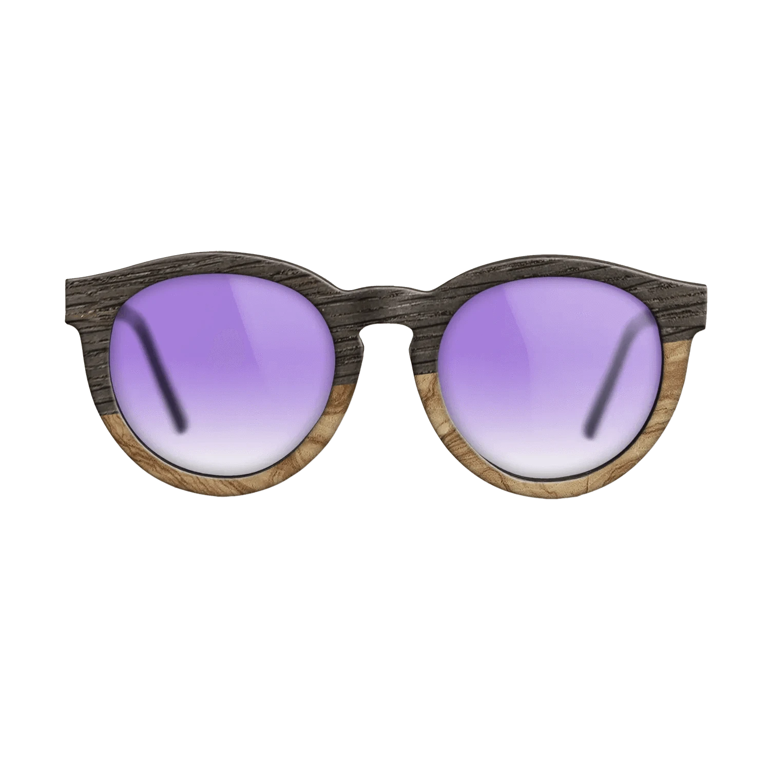 Olive Burl,Fumed Oak,Kingwood: Geometric - The Rebel - Round - SIRIS wood optic