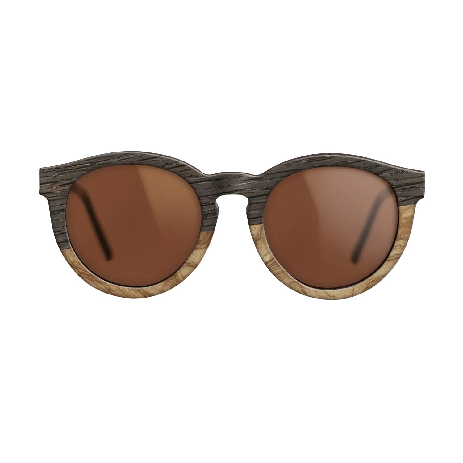 Olive Burl,Fumed Oak,Kingwood: Geometric - The Rebel - Round - SIRIS wood optic