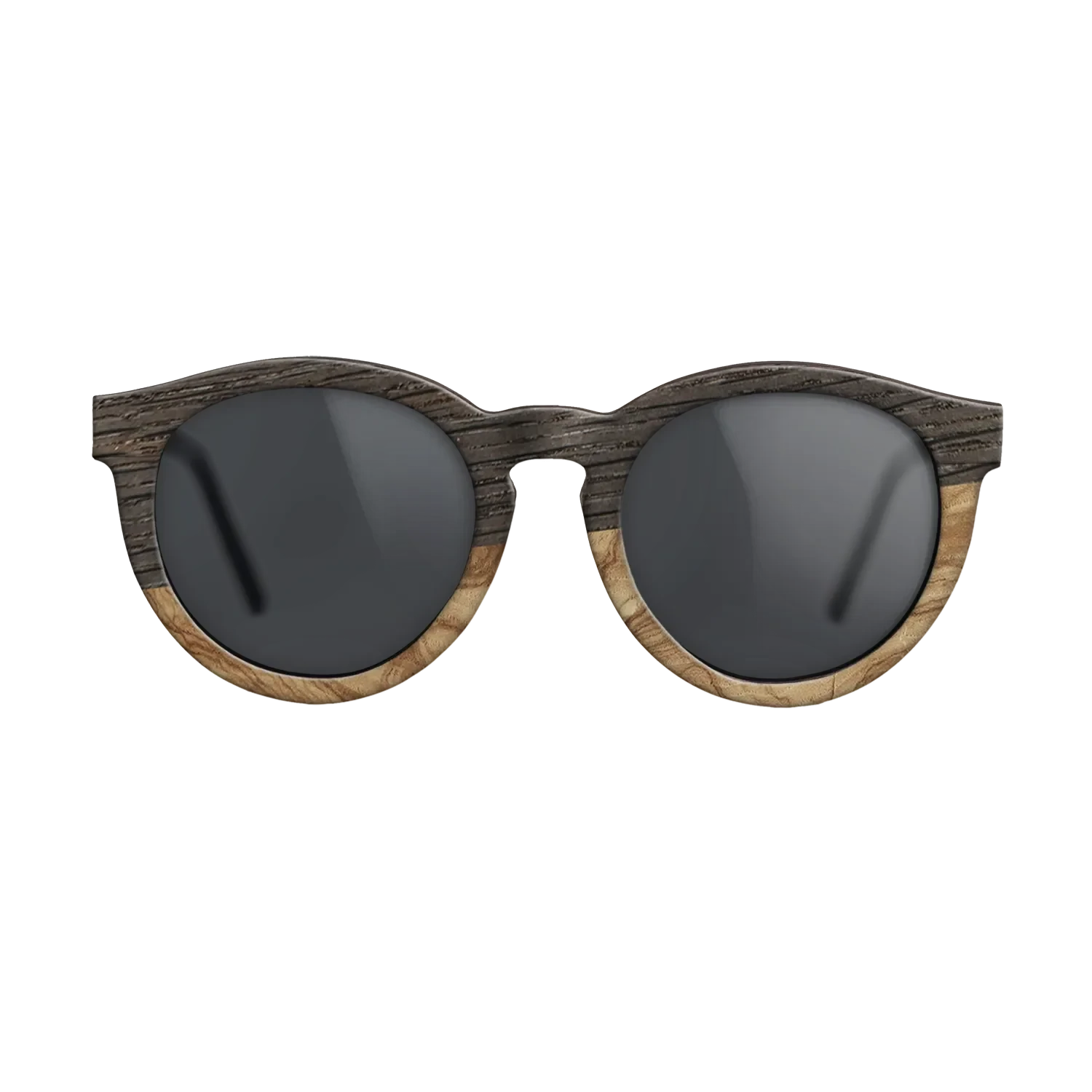 Olive Burl,Fumed Oak,Kingwood: Geometric - The Rebel - Round - SIRIS wood optic