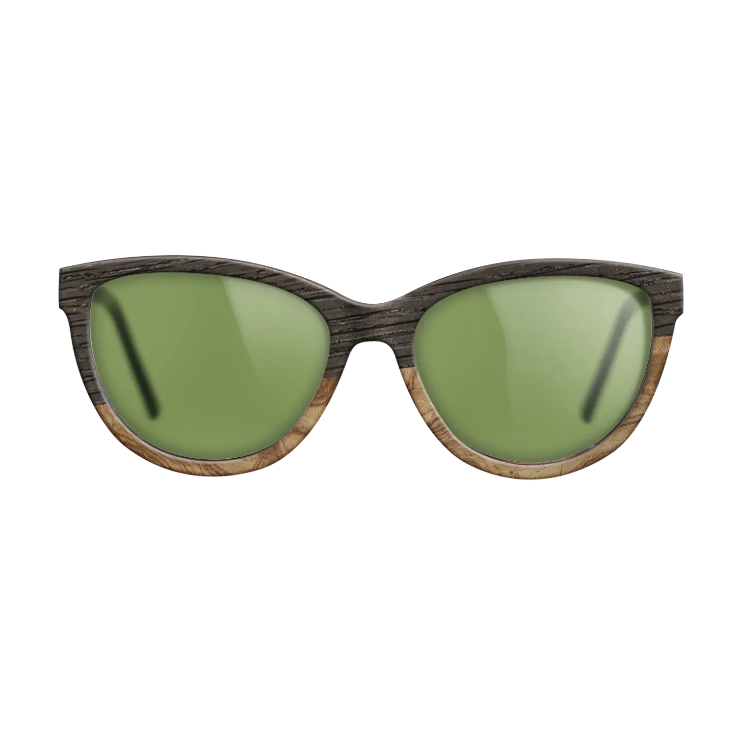 Olive Burl,Fumed Oak,Kingwood: Geometric - The Maiden - Cat - SIRIS wood optic