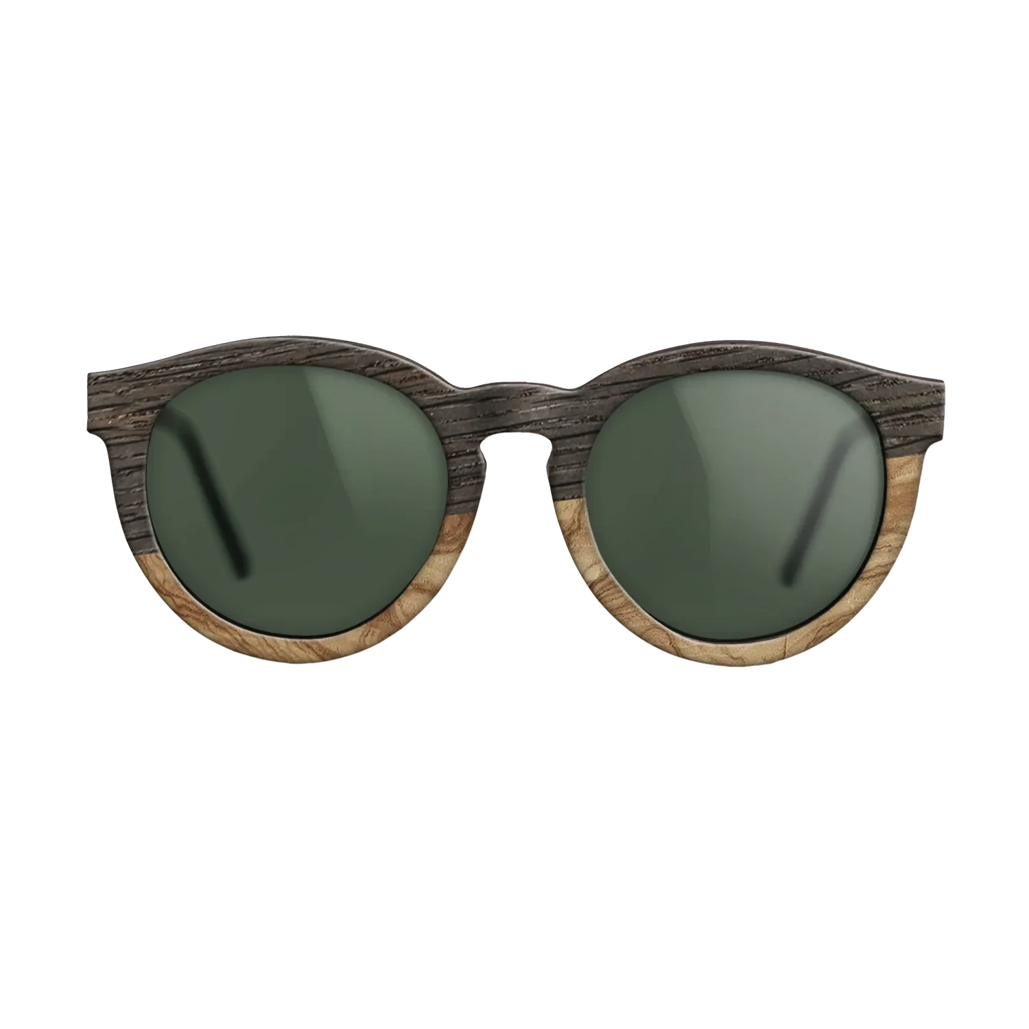 Olive Burl,Fumed Oak,Kingwood: Geometric - The Rebel - Round - SIRIS wood optic