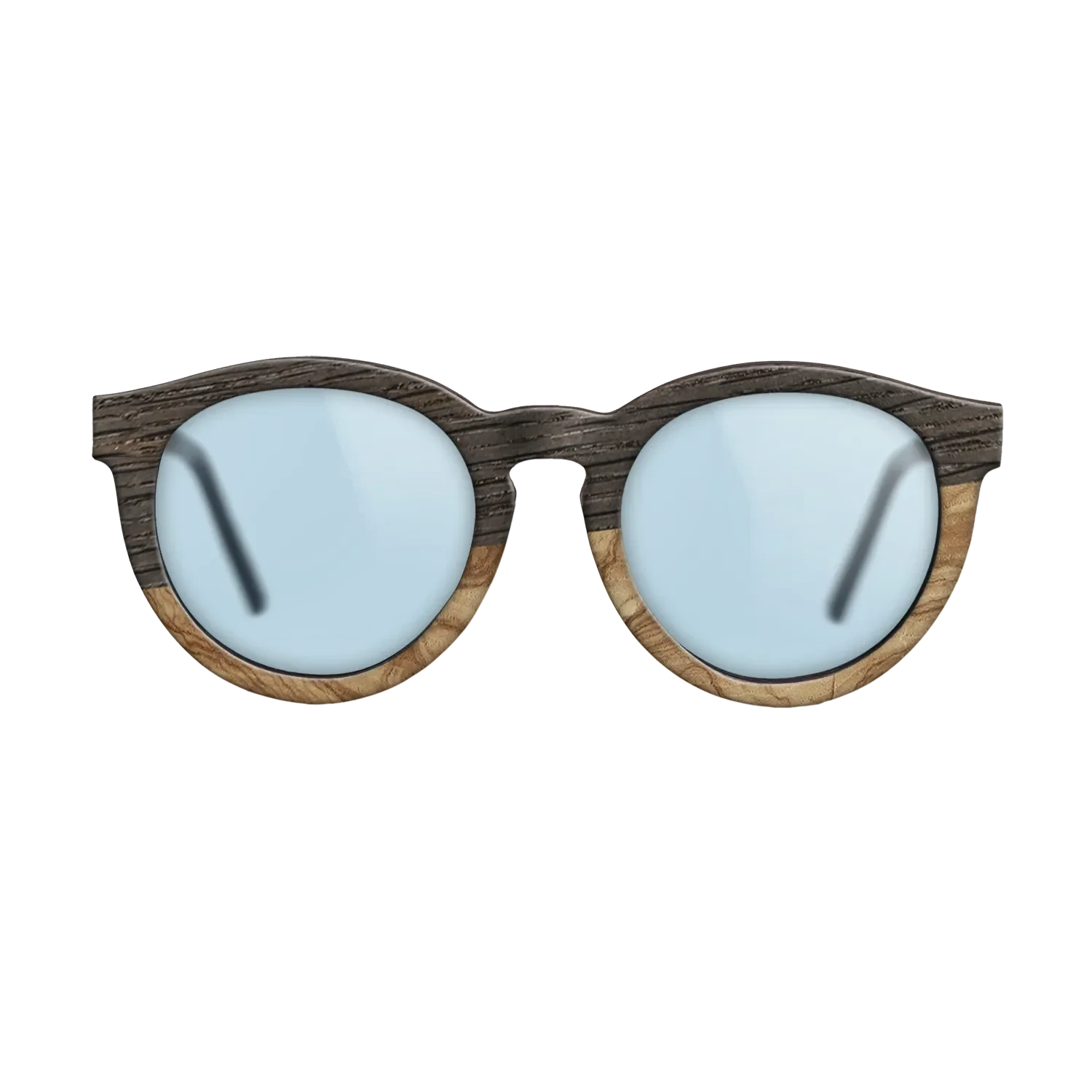 Olive Burl,Fumed Oak,Kingwood: Geometric - The Rebel - Round - SIRIS wood optic