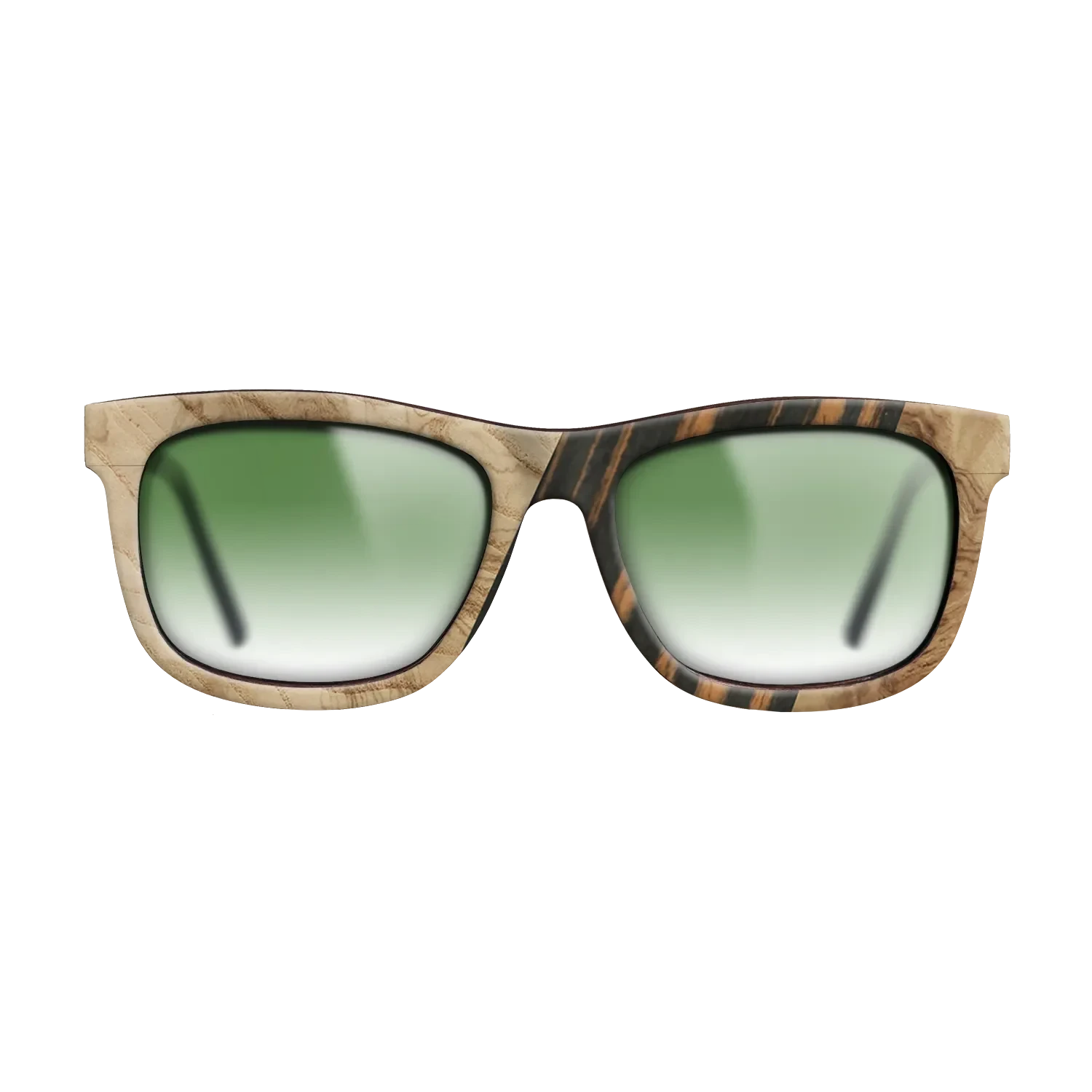 Walnut: Straight Grain,Fumed Oak,Olive Burl,Italian Ebony: Geometric - The Hero - Square - SIRIS wood optic