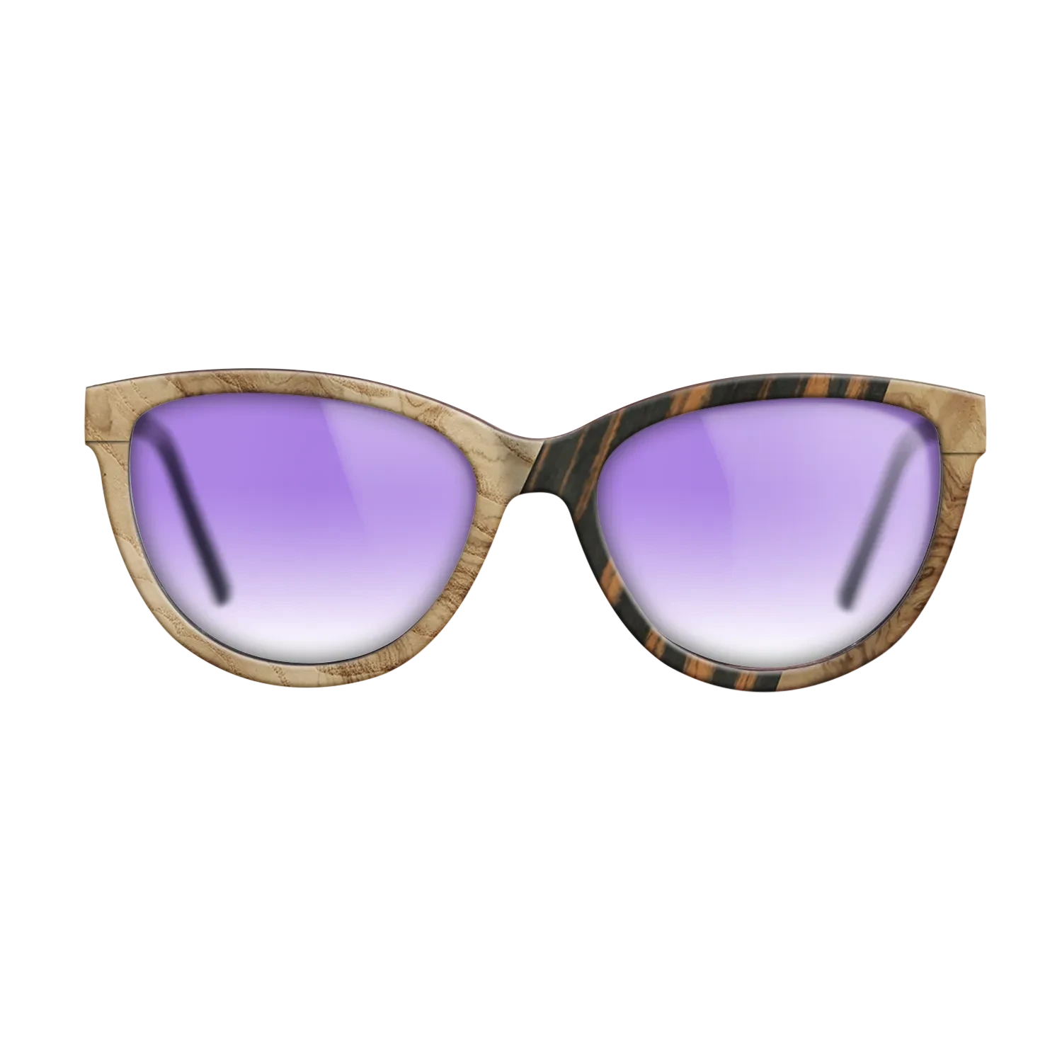 Walnut: Straight Grain,Fumed Oak,Olive Burl,Italian Ebony: Geometric - The Maiden - Cat - SIRIS wood optic