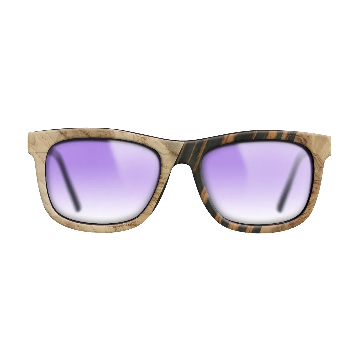 Walnut: Straight Grain,Fumed Oak,Olive Burl,Italian Ebony: Geometric - The Hero - Square - SIRIS wood optic