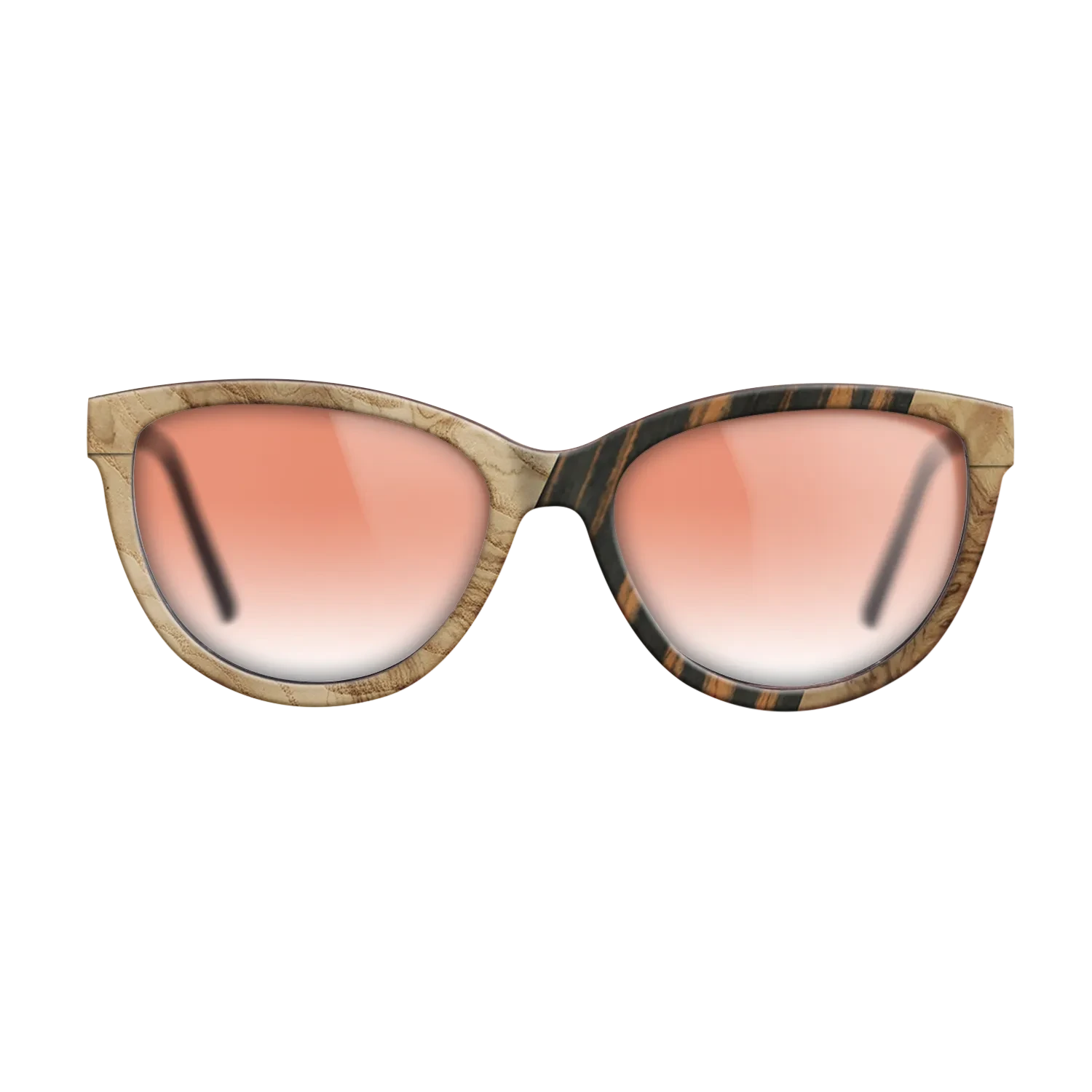 Walnut: Straight Grain,Fumed Oak,Olive Burl,Italian Ebony: Geometric - The Maiden - Cat - SIRIS wood optic