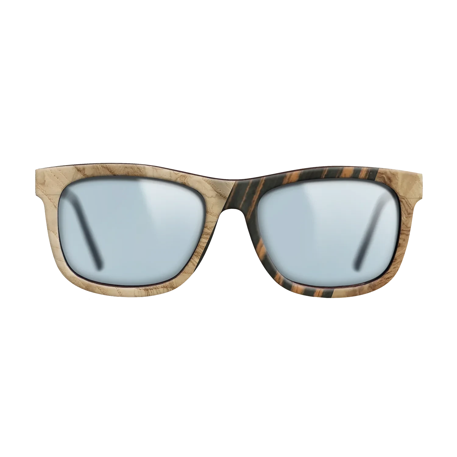 Walnut: Straight Grain,Fumed Oak,Olive Burl,Italian Ebony: Geometric - The Hero - Square - SIRIS wood optic