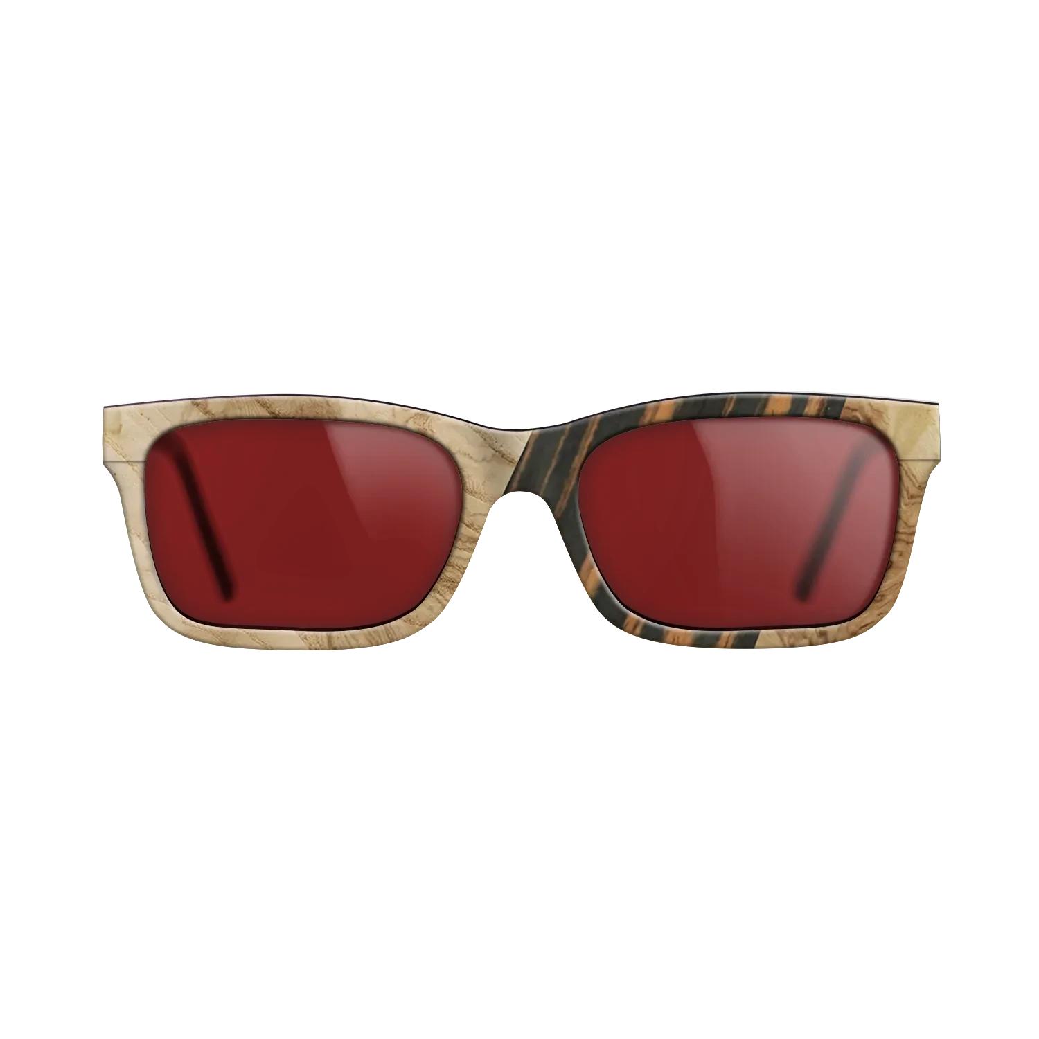 Walnut: Straight Grain,Fumed Oak,Olive Burl,Italian Ebony: Geometric - The Sage - Block - SIRIS wood optic