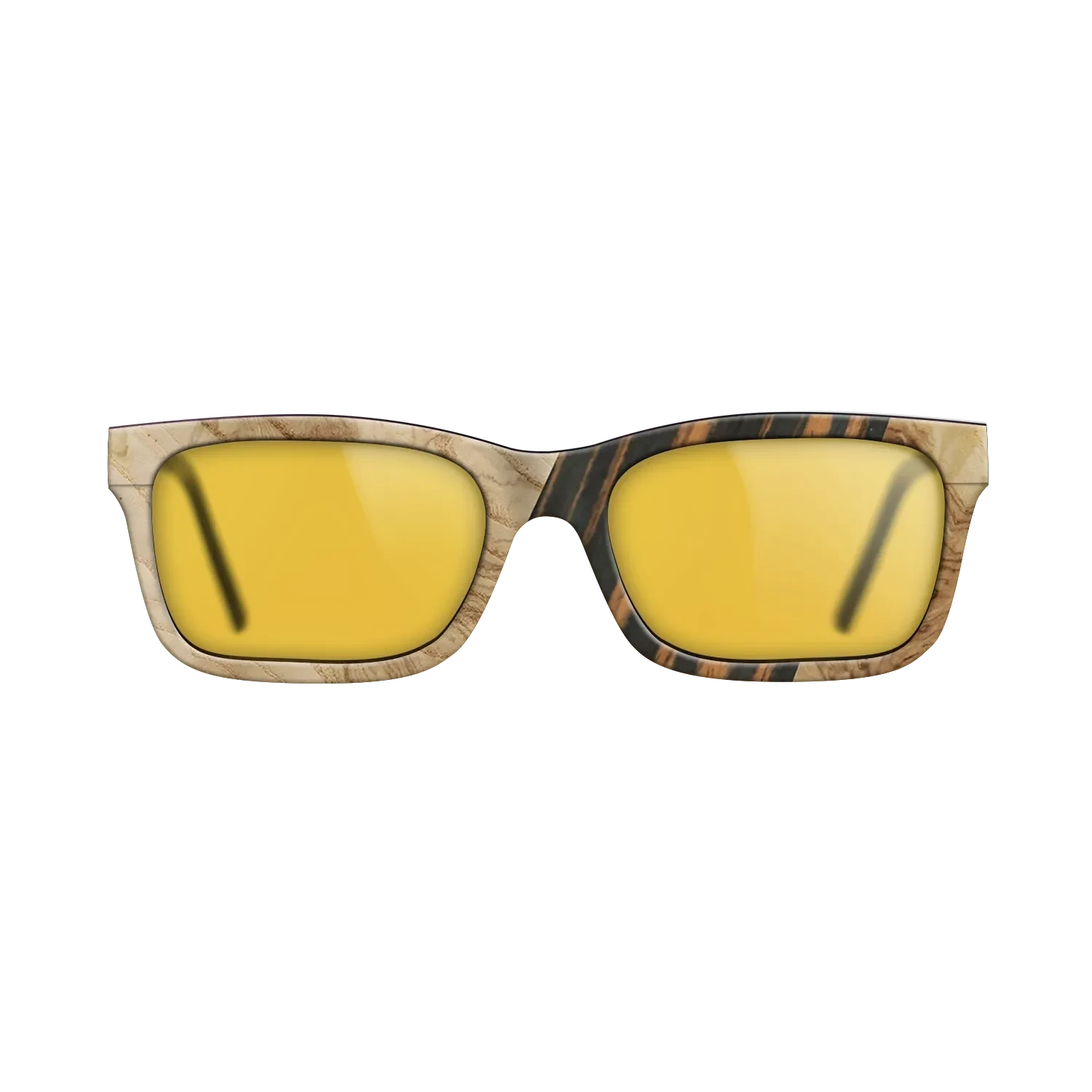 Walnut: Straight Grain,Fumed Oak,Olive Burl,Italian Ebony: Geometric - The Sage - Block - SIRIS wood optic