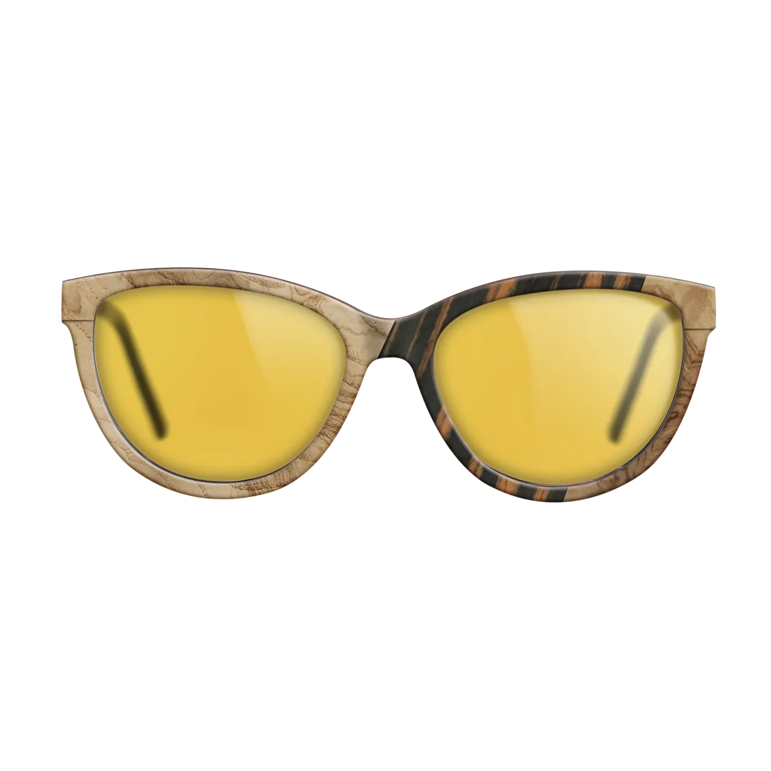 Walnut: Straight Grain,Fumed Oak,Olive Burl,Italian Ebony: Geometric - The Maiden - Cat - SIRIS wood optic