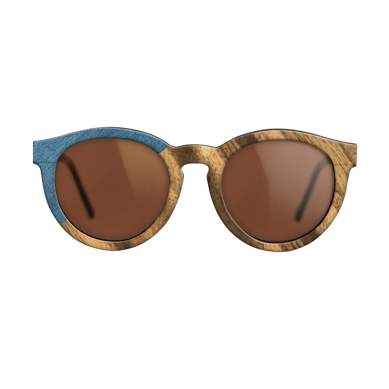 Louro Preto,Poplar Dyed: Blue Denim,Fumed Oak: Bauhaus - The Rebel - Round - SIRIS wood optic