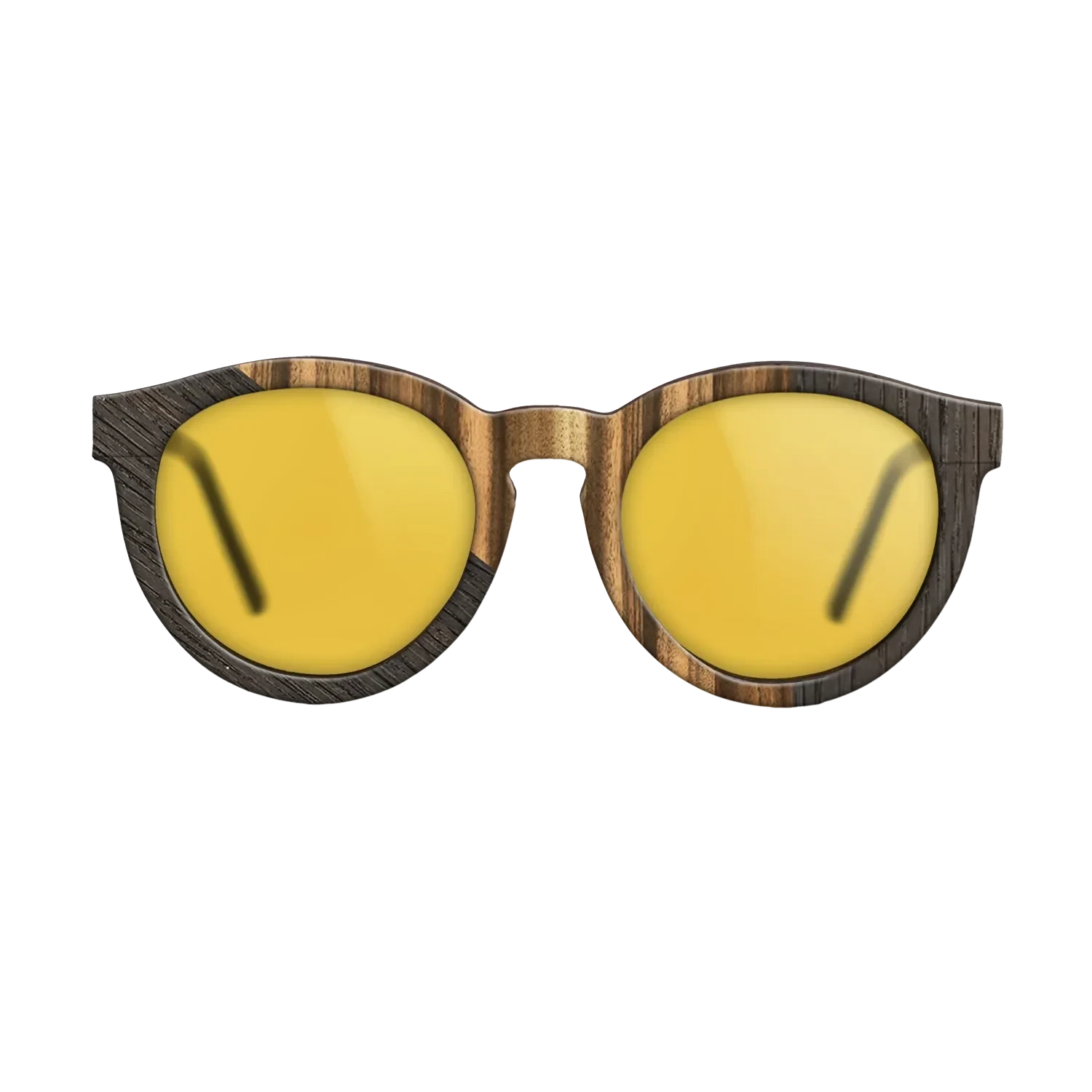 Louro Preto,Poplar Dyed: Red,Fumed Oak: Geometric - The Rebel - Round - SIRIS wood optic