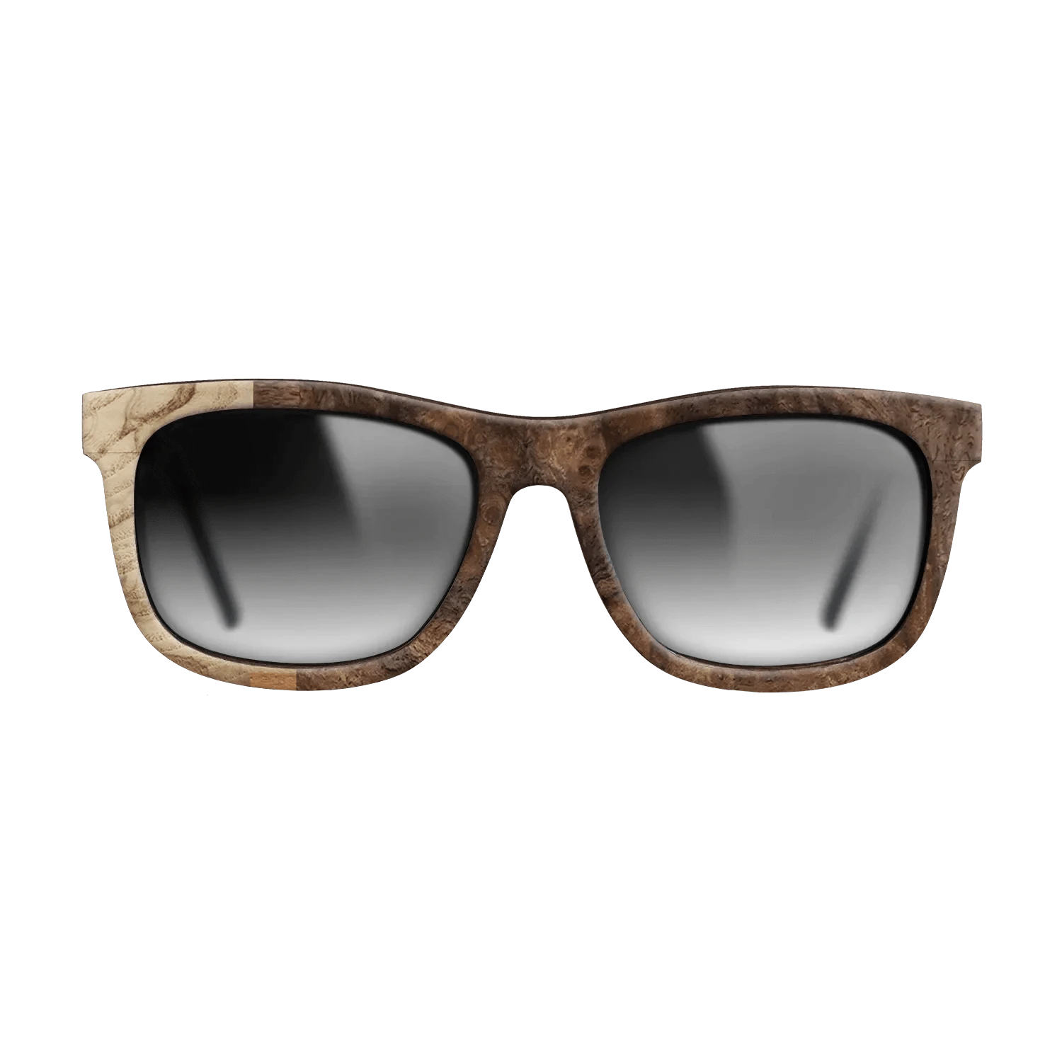 Walnut Burl,Olive Burl,Ziricote Light Quartered: Patch - The Hero - Square - 774 - SIRIS wood optic
