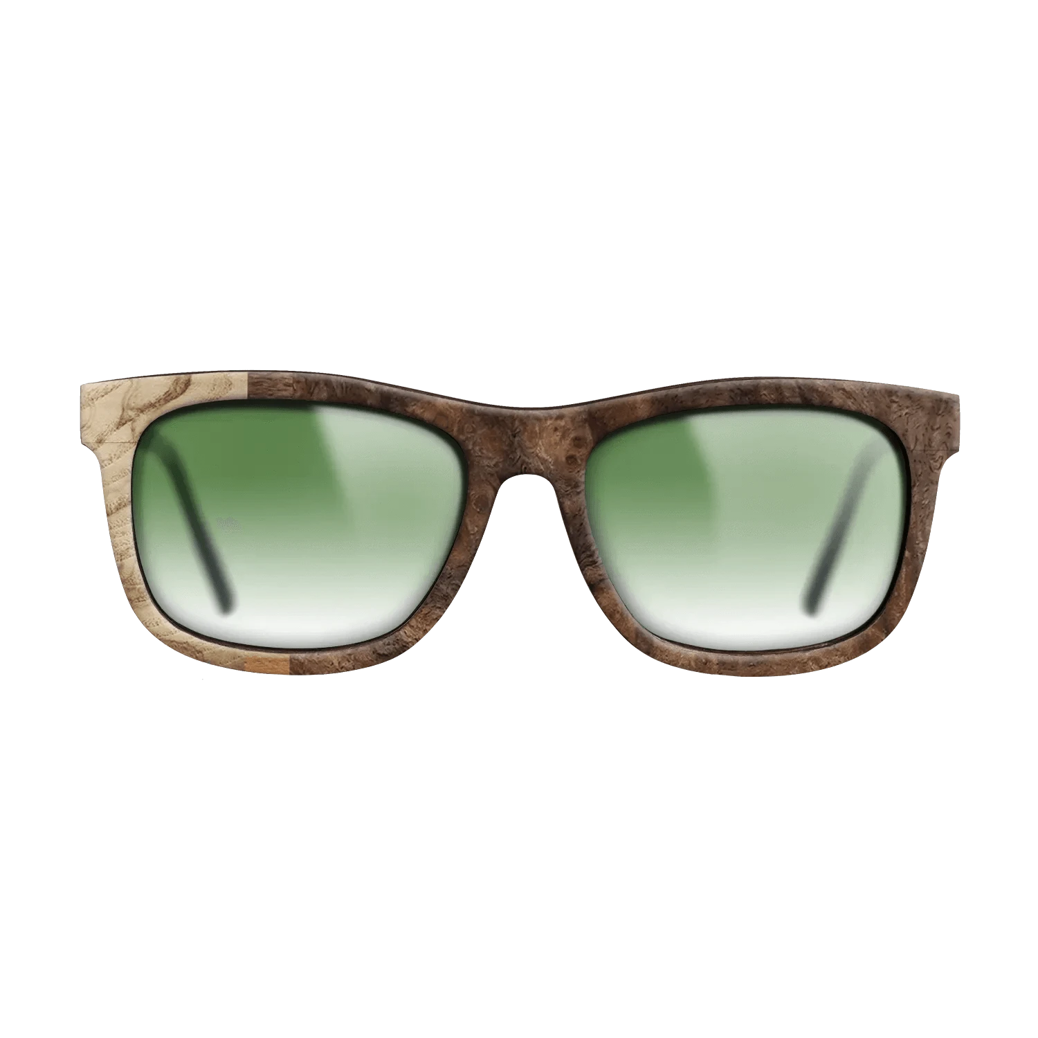 Walnut Burl,Olive Burl,Ziricote Light Quartered: Patch - The Hero - Square - 774 - SIRIS wood optic