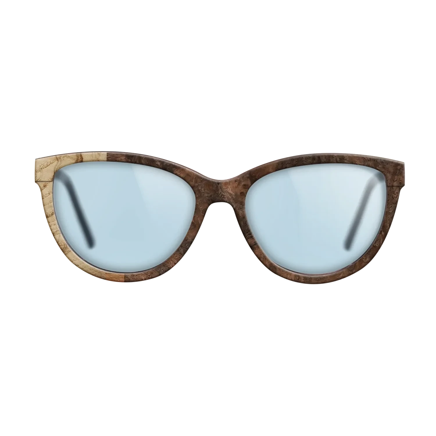 Walnut Burl,Olive Burl,Ziricote Light Quartered: Patch - The Maiden - Cat - 774 - SIRIS wood optic