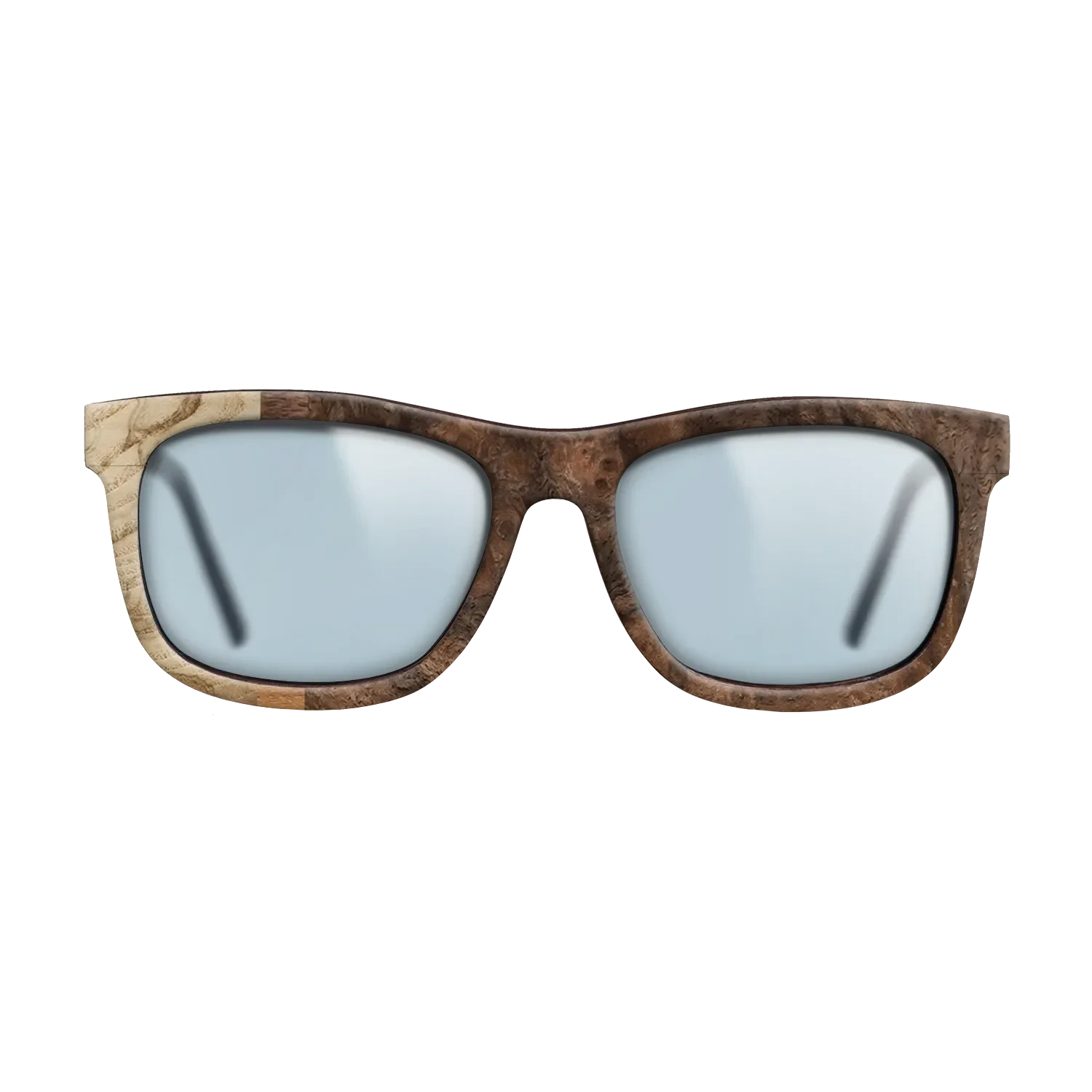 Walnut Burl,Olive Burl,Ziricote Light Quartered: Patch - The Hero - Square - 774 - SIRIS wood optic