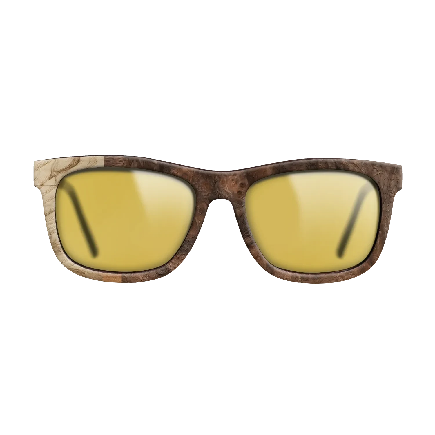 Walnut Burl,Olive Burl,Ziricote Light Quartered: Patch - The Hero - Square - 774 - SIRIS wood optic
