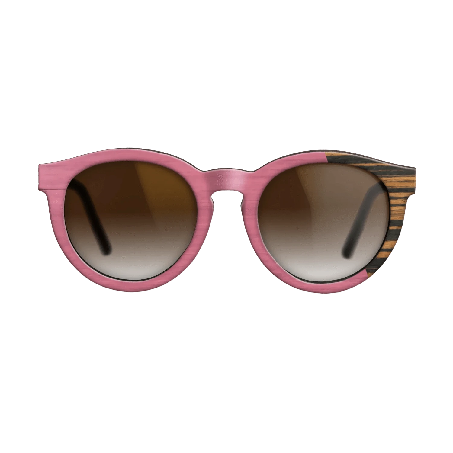 Pink Poplar Angle Italian Ebony - The Rebel - Round - 2138  - Chroma - SIRIS wood optic