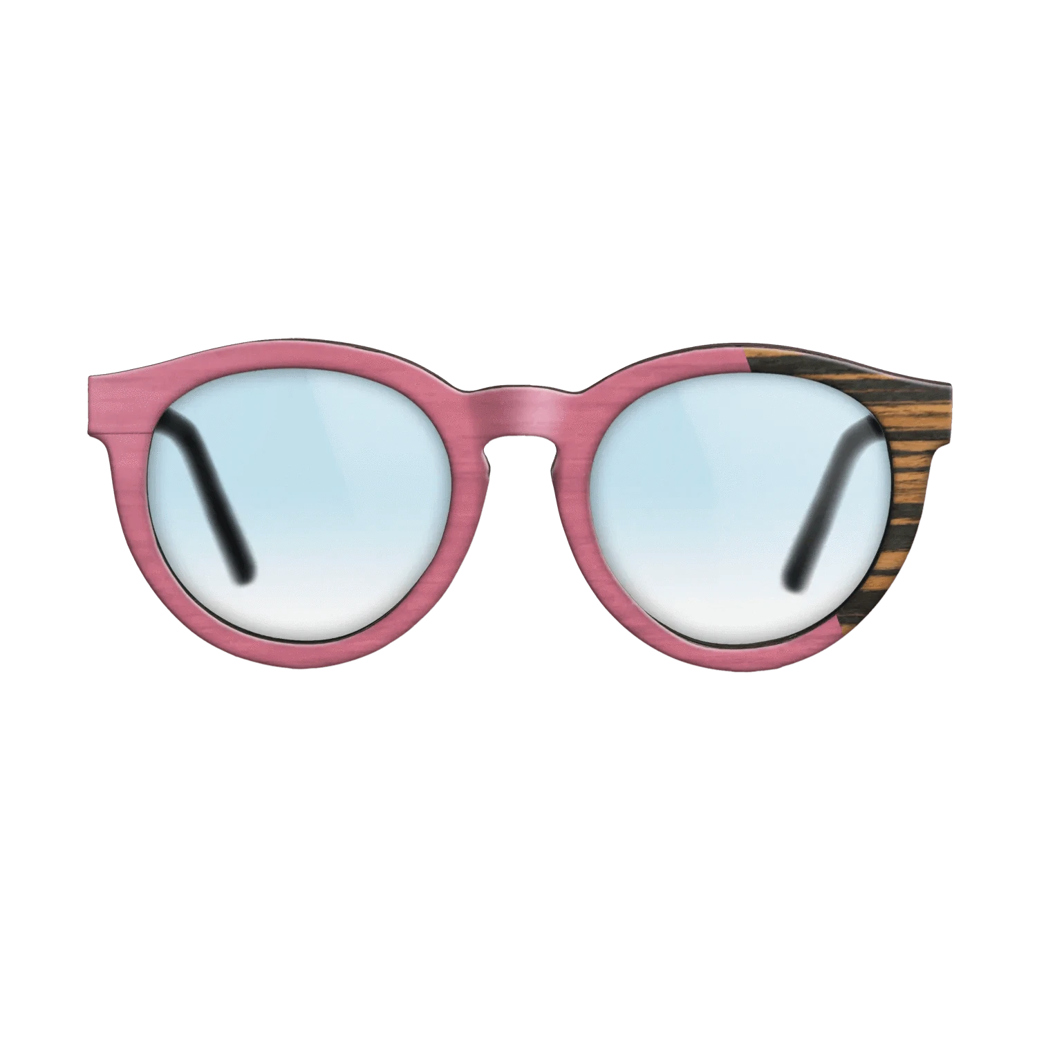 Pink Poplar Angle Italian Ebony - The Rebel - Round - 2138  - Chroma - SIRIS wood optic