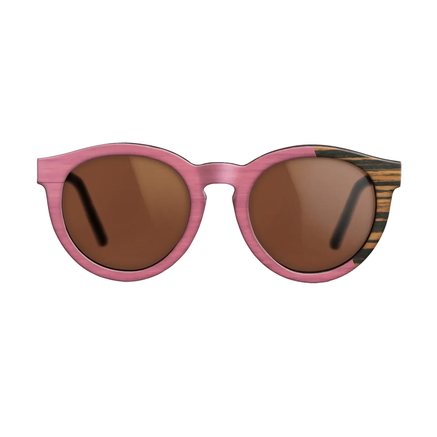 Pink Poplar Angle Italian Ebony - The Rebel - Round - 2138  - Chroma - SIRIS wood optic