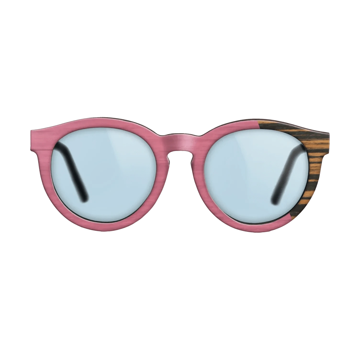 Pink Poplar Angle Italian Ebony - The Rebel - Round - 2138  - Chroma - SIRIS wood optic