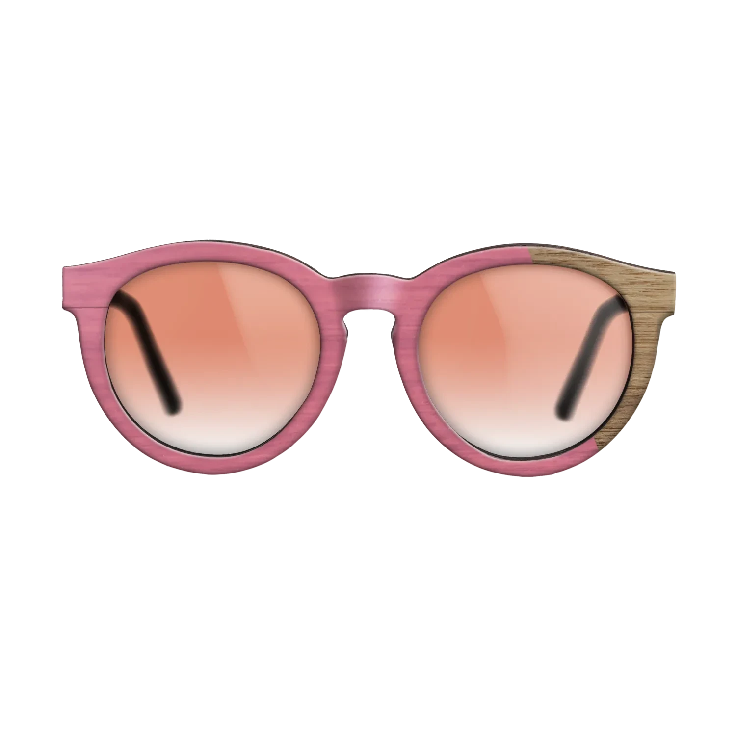 Pink Poplar Angle Walnut - The Rebel - Round - 2141  - Chroma - SIRIS wood optic