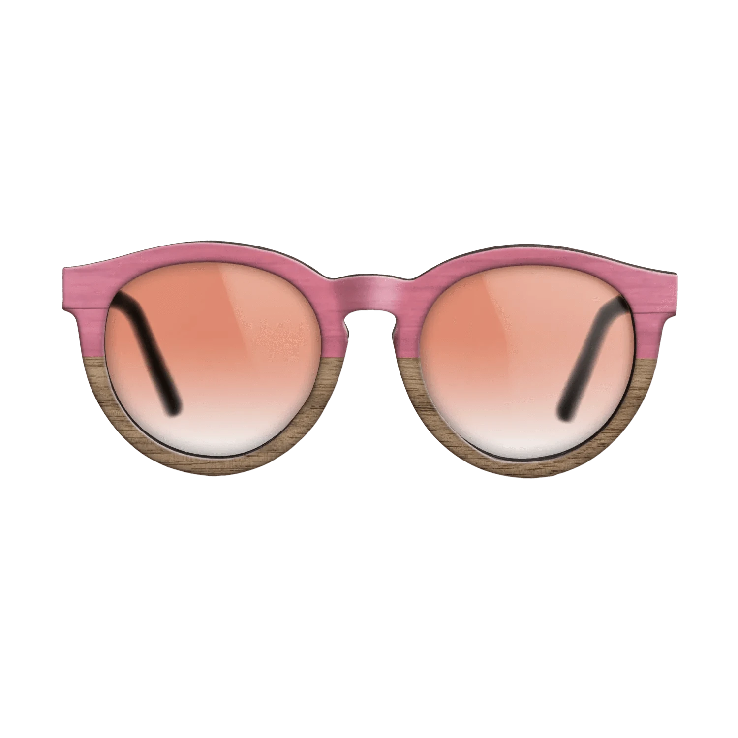 Pink Poplar Tophalf Walnut - The Rebel - Round - 2139  - Chroma - SIRIS wood optic